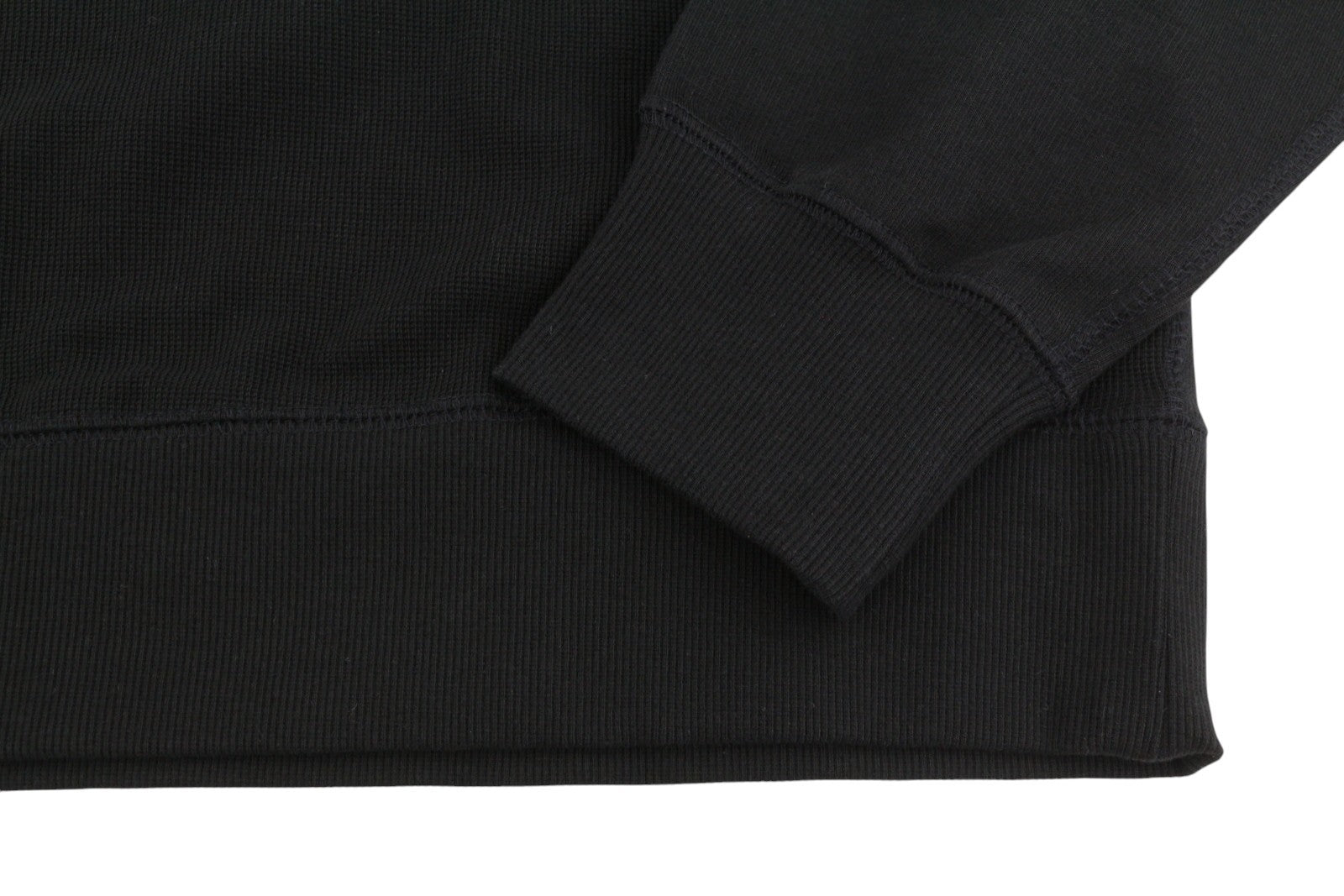 DIESEL S-Raglan-Waf Men Sweatshirt 2XL Black Crew Neck Front Logo Pull On RRP175