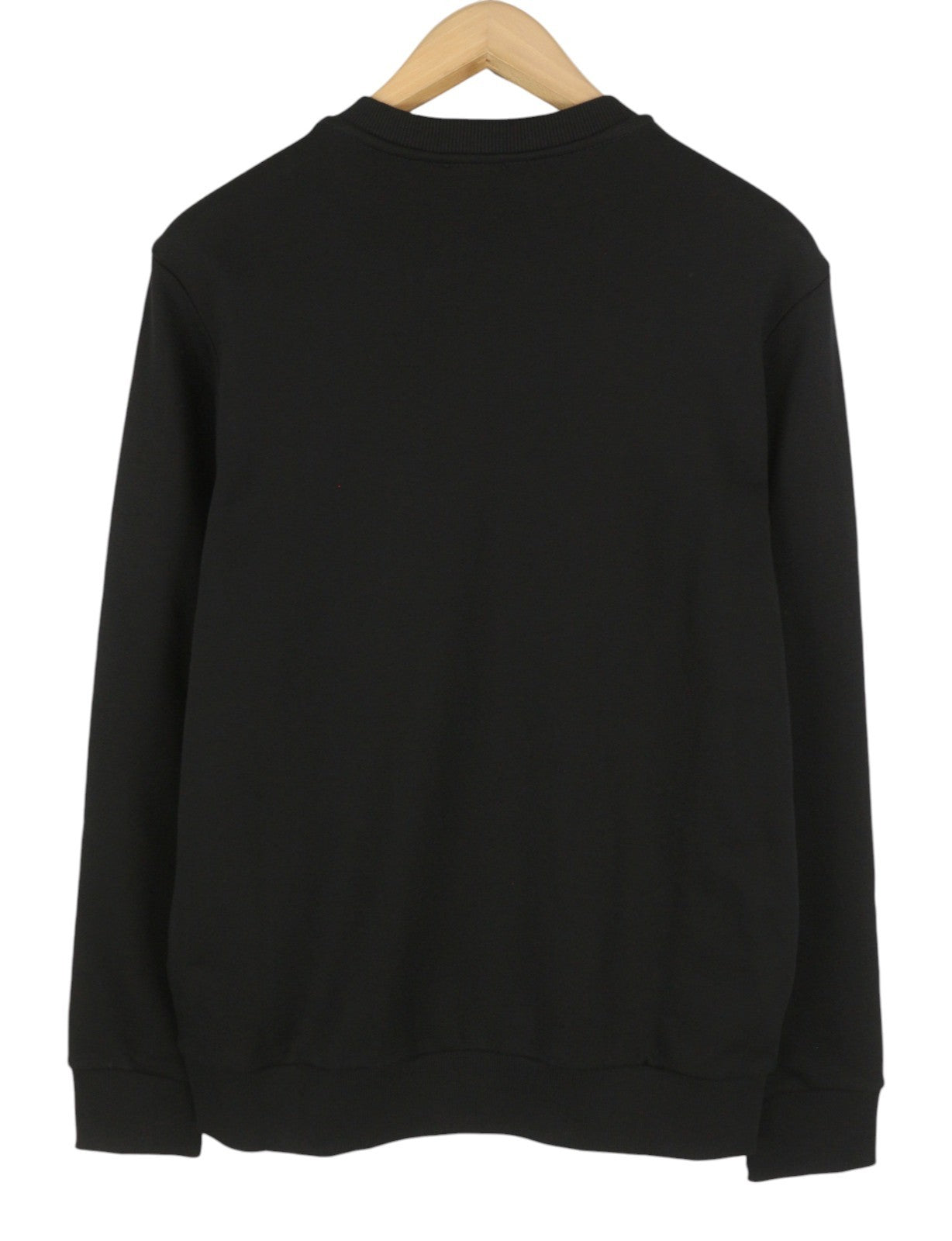 DIESEL S-Gir-Crewneck Tone On Tone Men Sweatshirt XL Black Front Logo Pull On