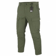 DIESEL P-Argy-In Men Trousers 50 W34 Khaki Green Cargo Zip Fly RRP195