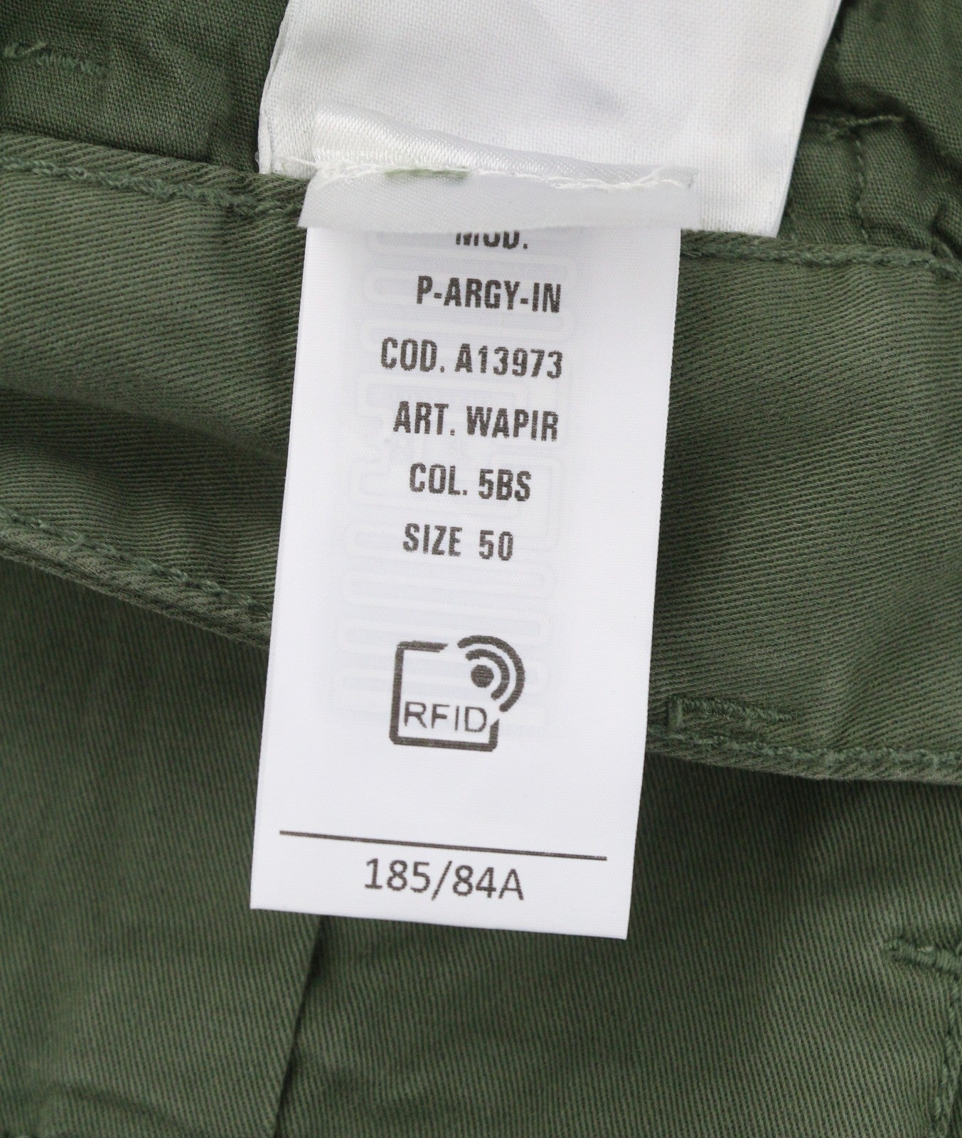 DIESEL P-Argy-In Men Trousers 50 W34 Khaki Green Cargo Zip Fly RRP195