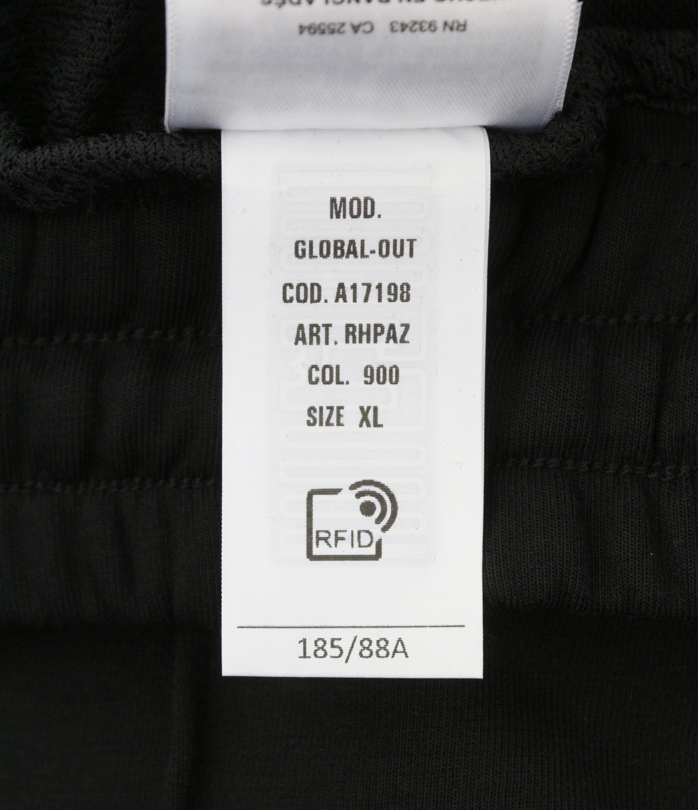DIESEL Global-Out Men Trousers XL Black Drawstring Waist Sweatpants RRP195