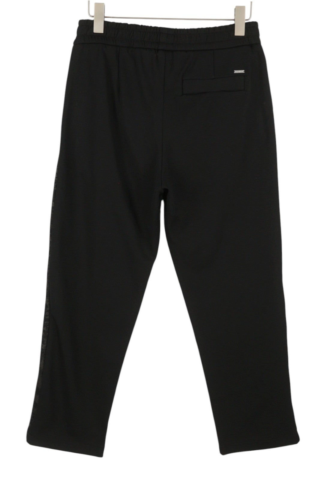 DIESEL Global-Out Men Trousers M Black Drawstring Waist Sweatpants RRP195