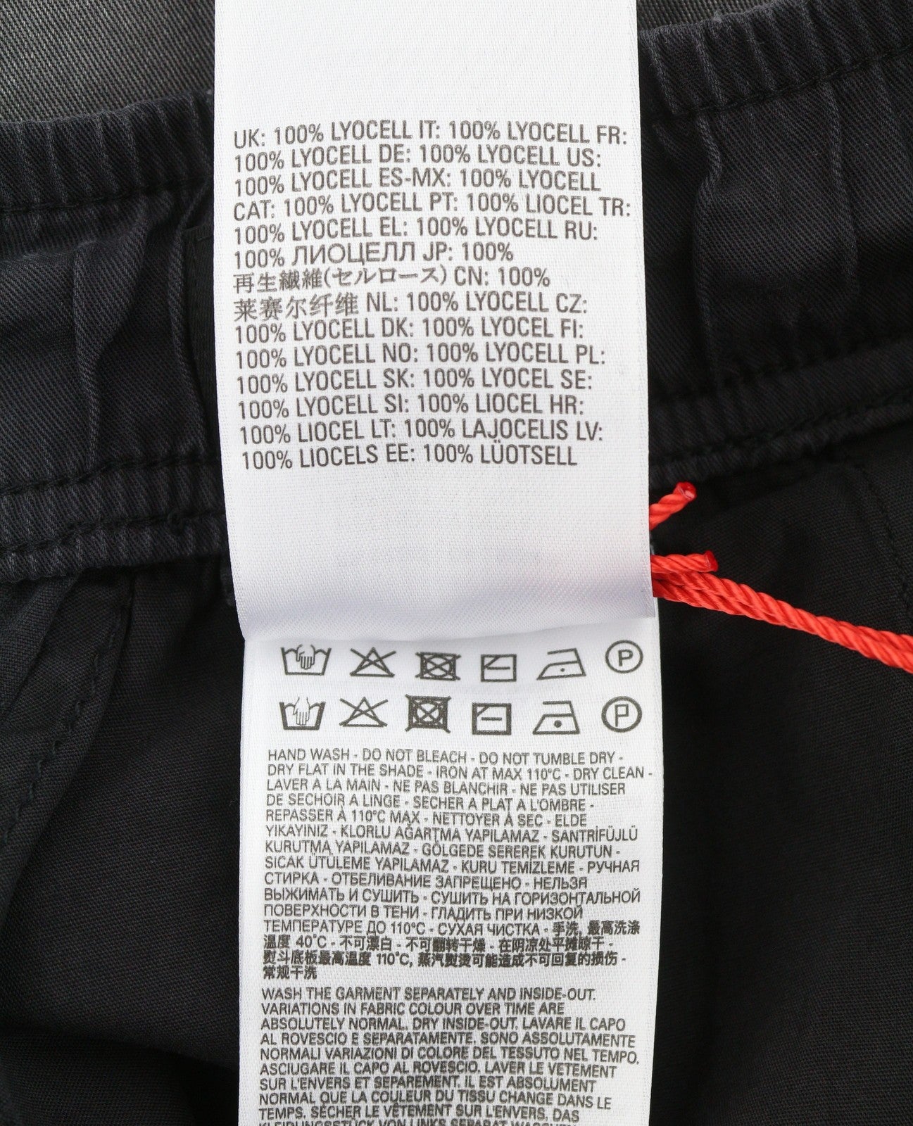 DIESEL P-Fergy-Treat 0DMAV Men Trousers 52 W36 Grey Faded Elastic Waist RRP175