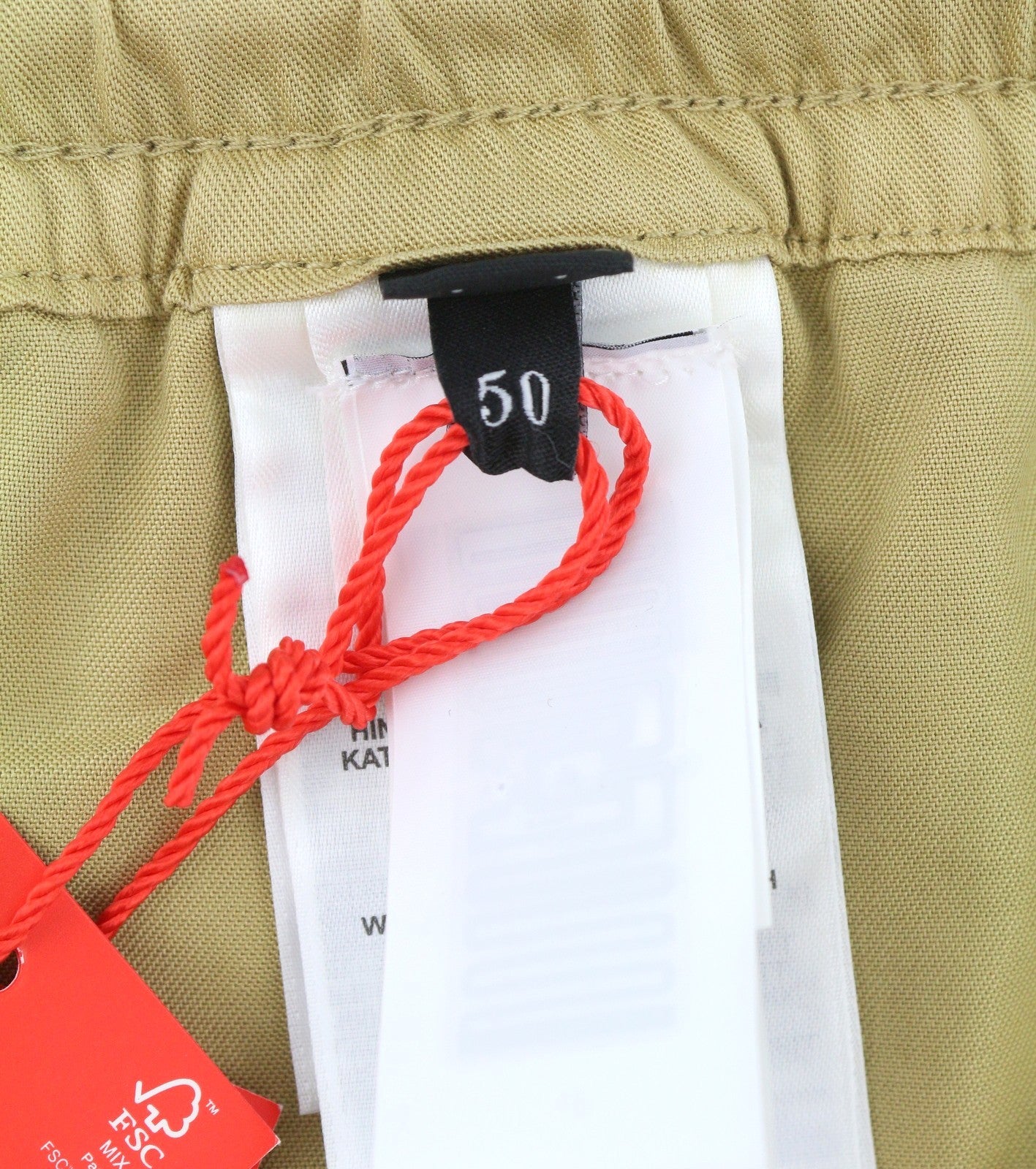 DIESEL P-Dreyer-C 0HPAG Men Trousers 50 W35 Beige Twill Elastic Waist RRP175