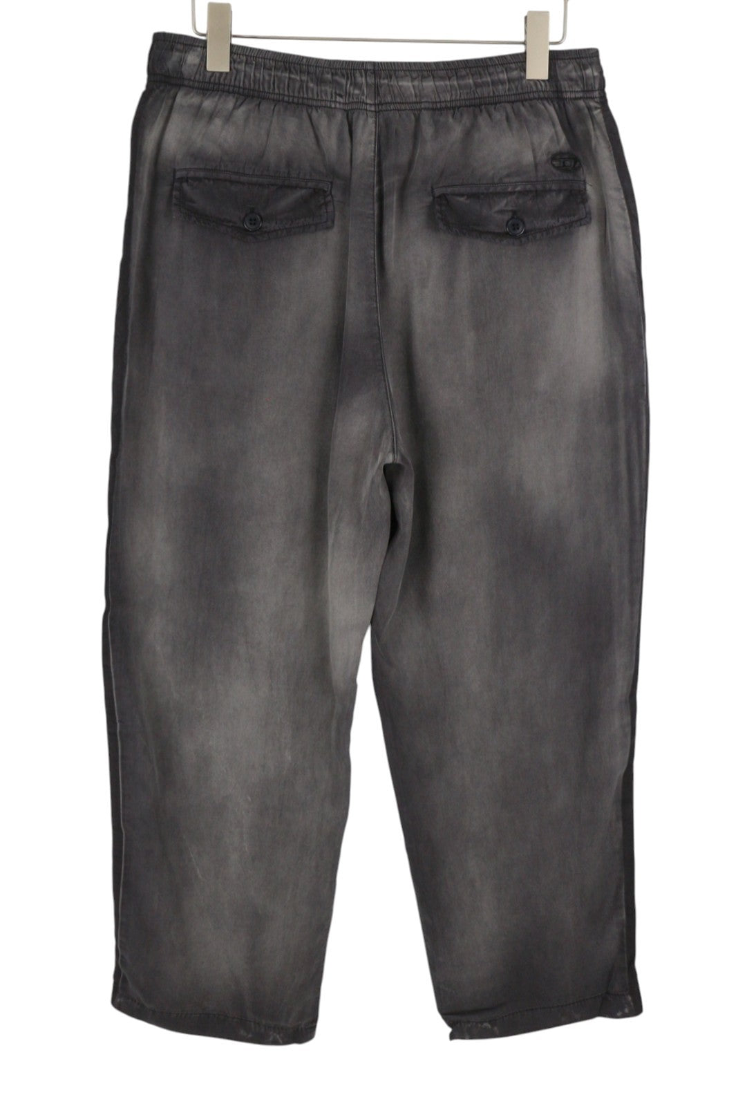 DIESEL P-Fergy-Treat 0DMAV Men Trousers 50 W33 Grey Faded Elastic Waist RRP175