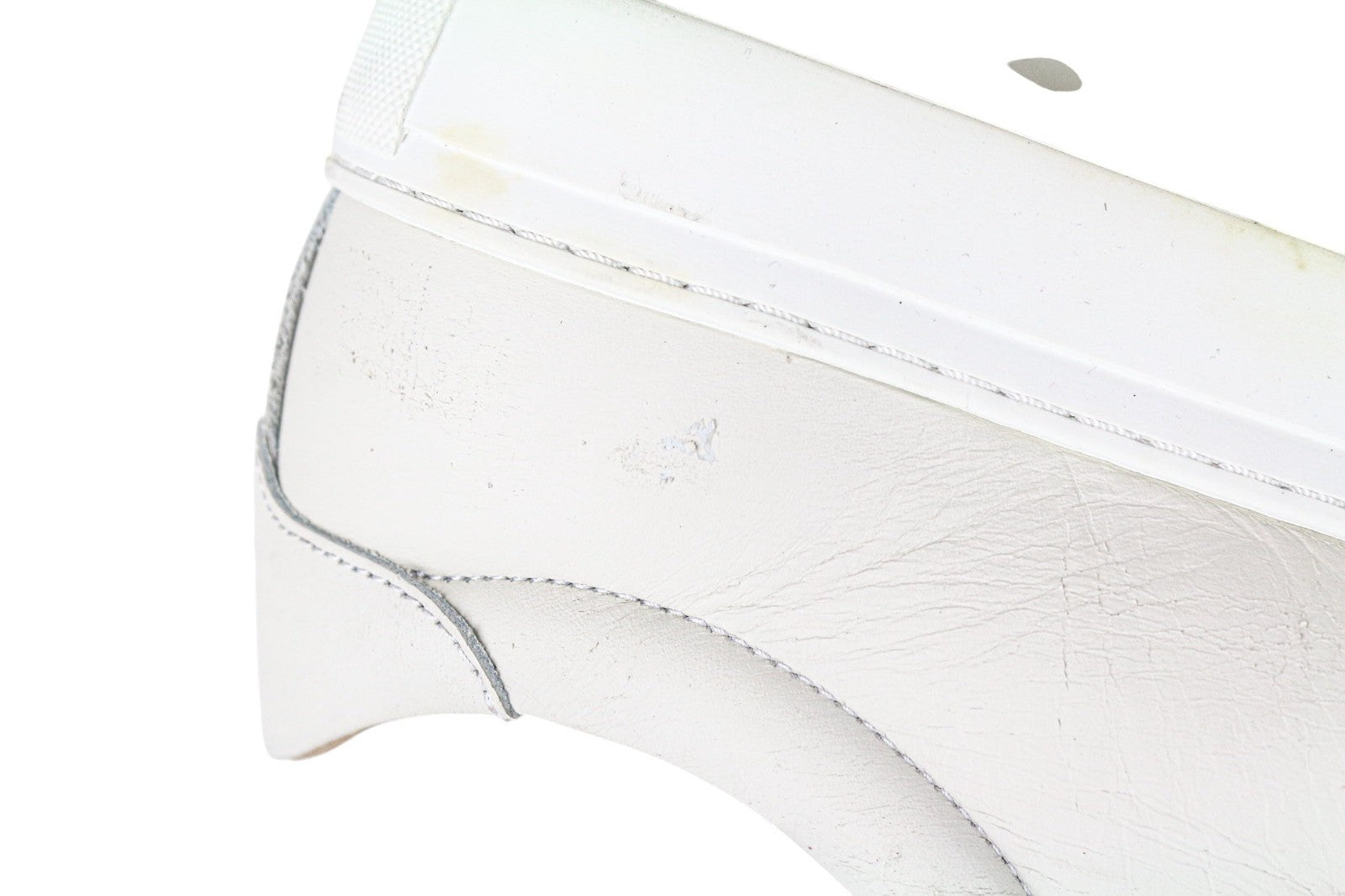 SUITSUPPLY Men Sneakers EU41 White Pure Calf Leather Trainers Classic Low-Top