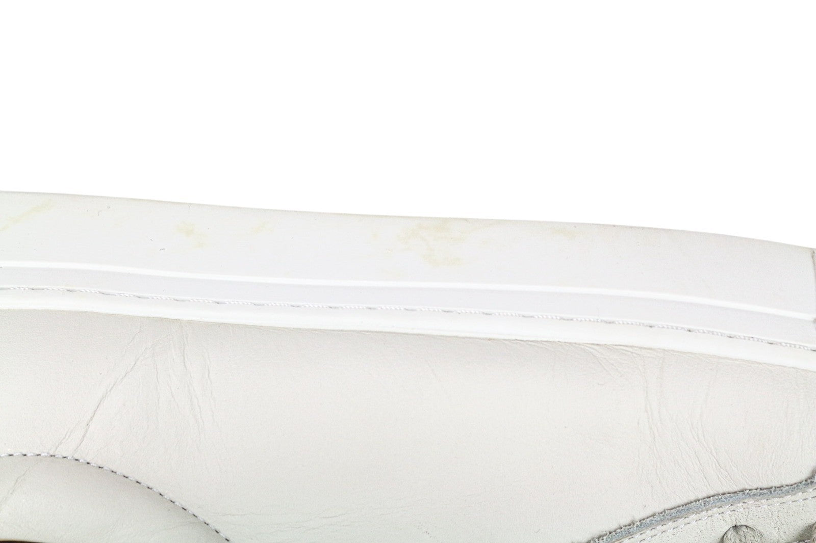 SUITSUPPLY Men Sneakers EU41 White Pure Calf Leather Trainers Classic Low-Top