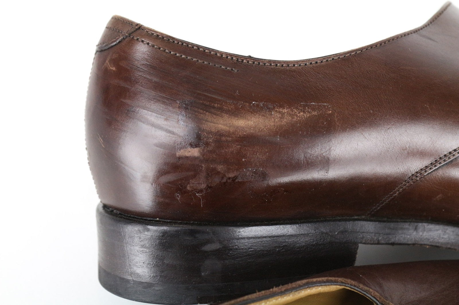 SUITSUPPLY Men Formal Shoes EU42 Brown Pure Calf Leather Monk Strap Classic