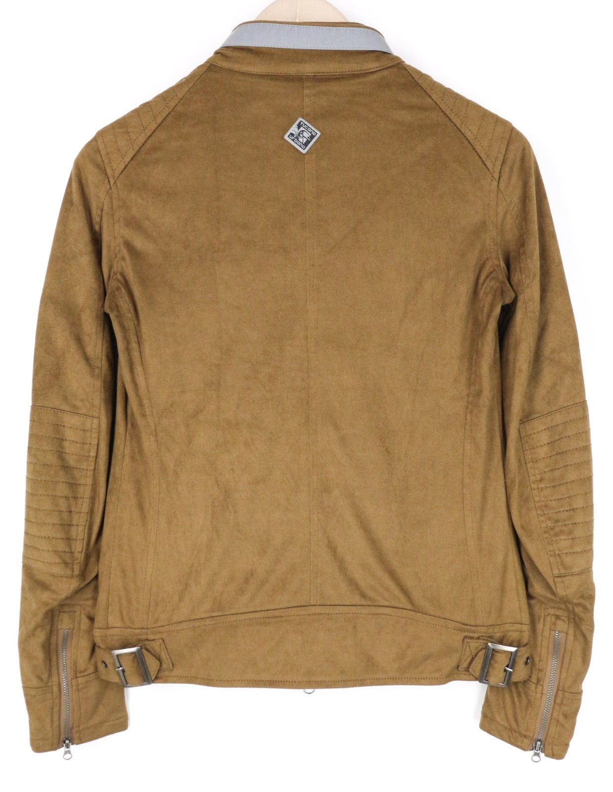 TUCANO URBANO Posiscion Women Jacket S Brown Faux Suede Water-Repellent Moto