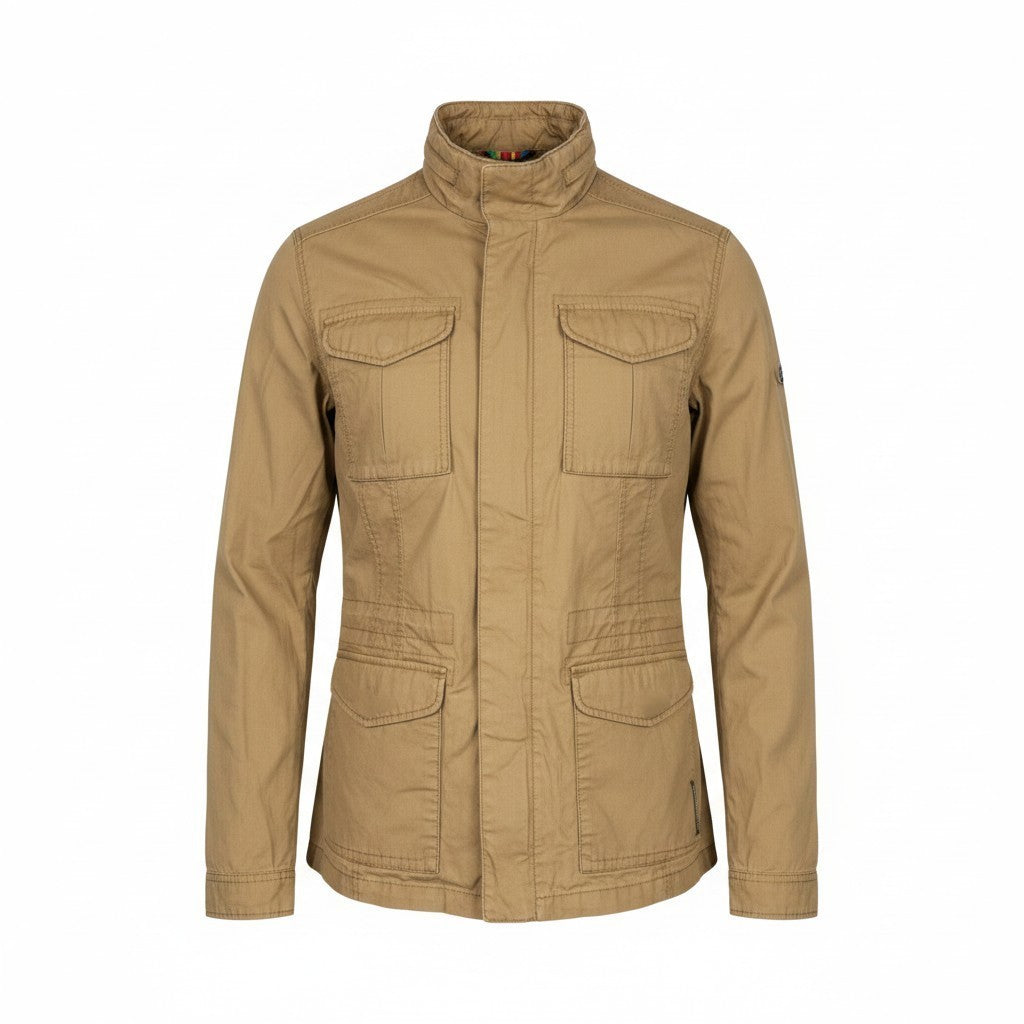 TUCANO URBANO Douz Men Jacket XL Brown Lined Pure Cotton Armour Pocket Moto