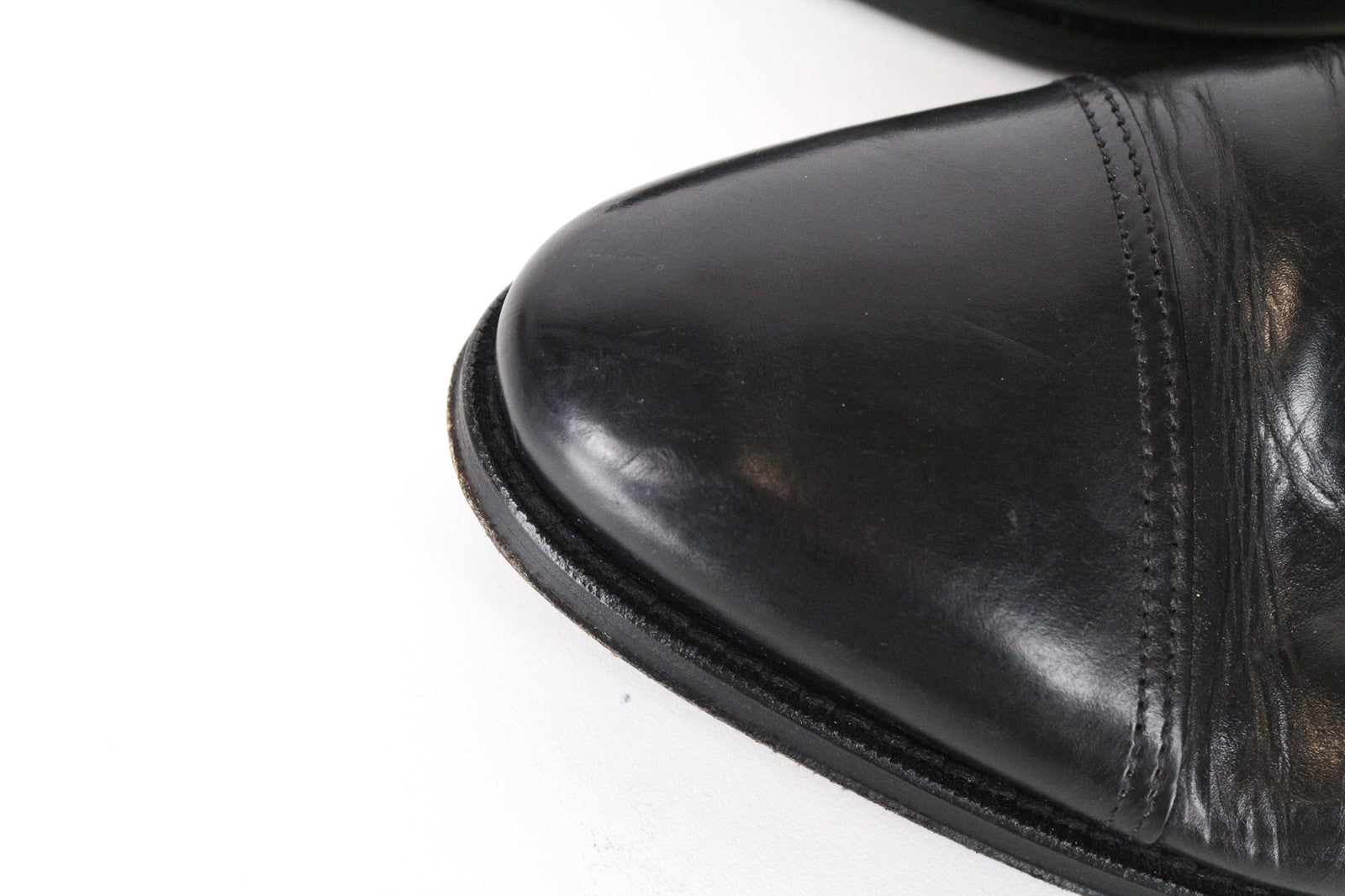 SUITSUPPLY Men Formal Shoes EU40 Black Genuine Leather Low-Top Laced Classic