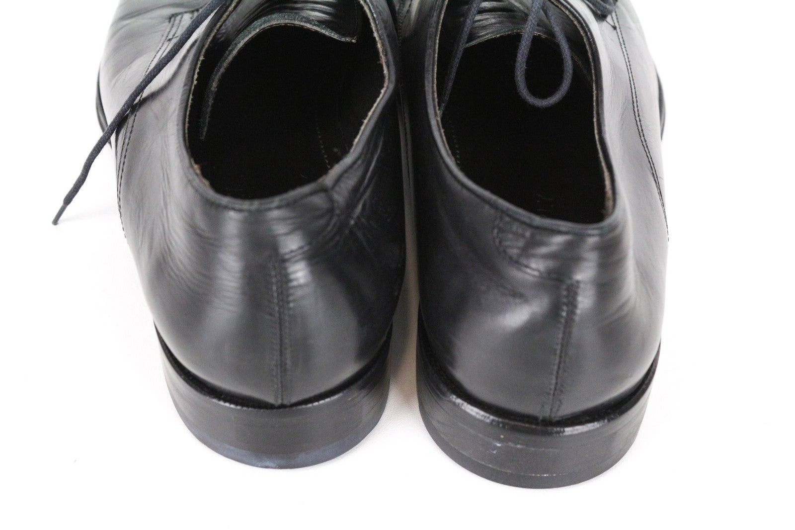 SUITSUPPLY Men Formal Shoes EU40 Black Genuine Leather Low-Top Laced Classic