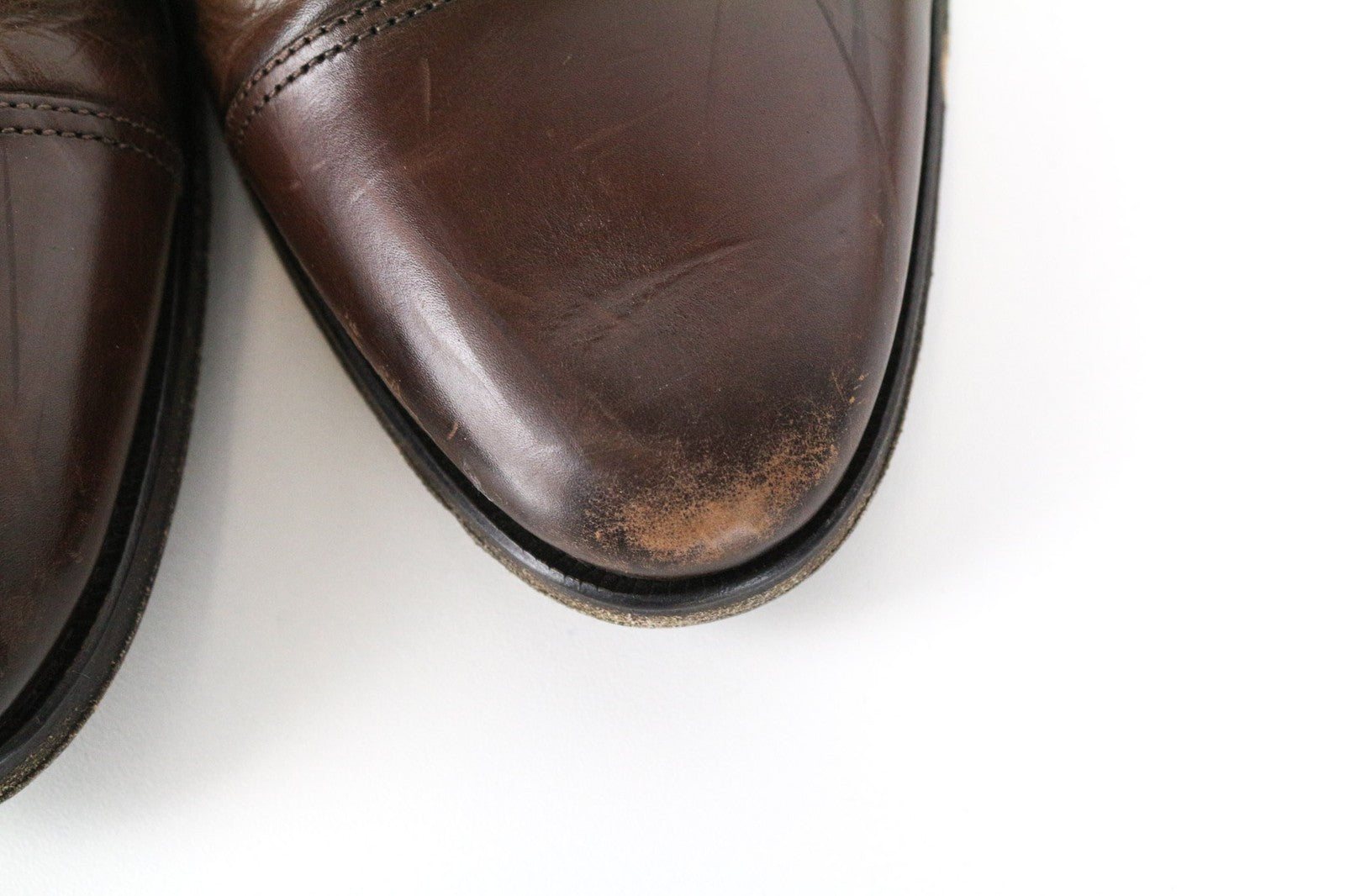 SUITSUPPLY Men Formal Shoes EU42 Brown Genuine Leather Classic Double Buckle