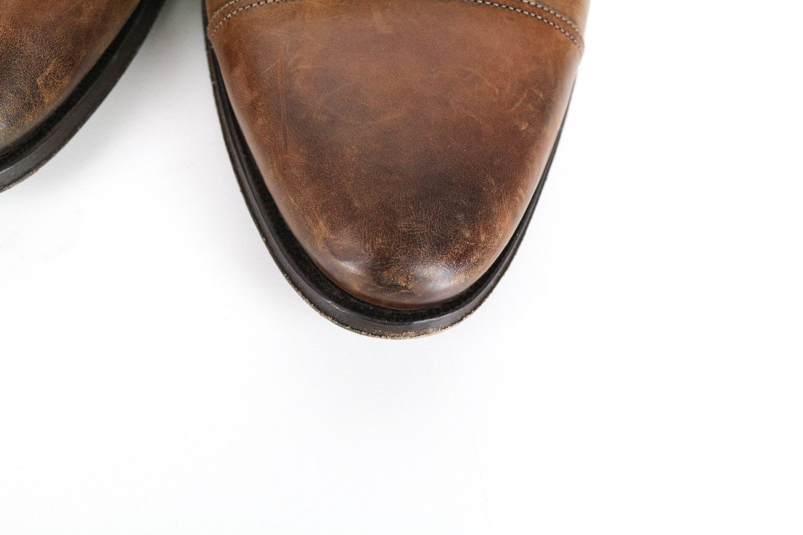 SUITSUPPLY Men Formal Shoes EU43 Brown Genuine Leather Low-Top Classic