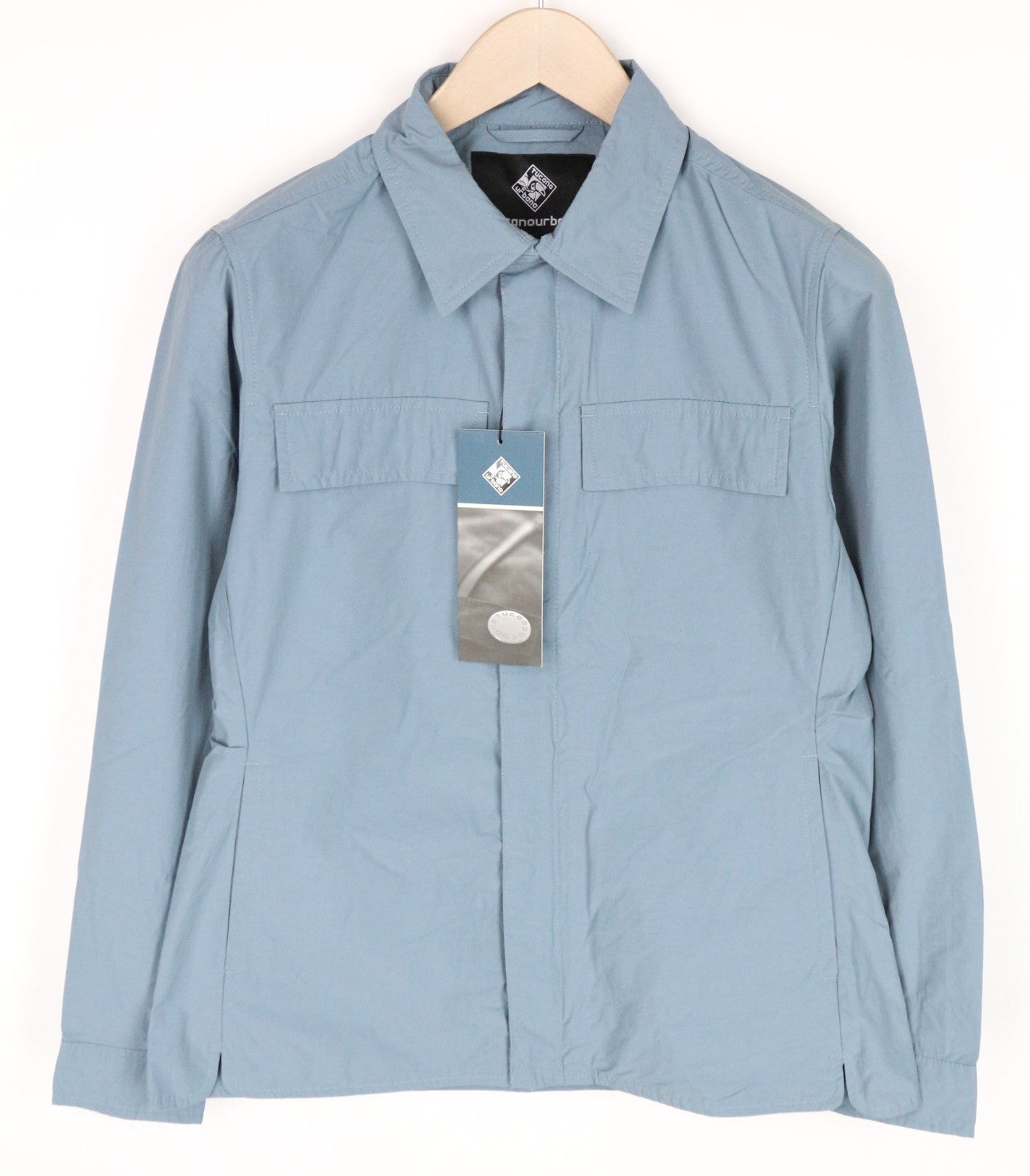 TUCANO URBANO Albertina Women Jacket M Grey Blue Windbreaker Back Pocket Moto
