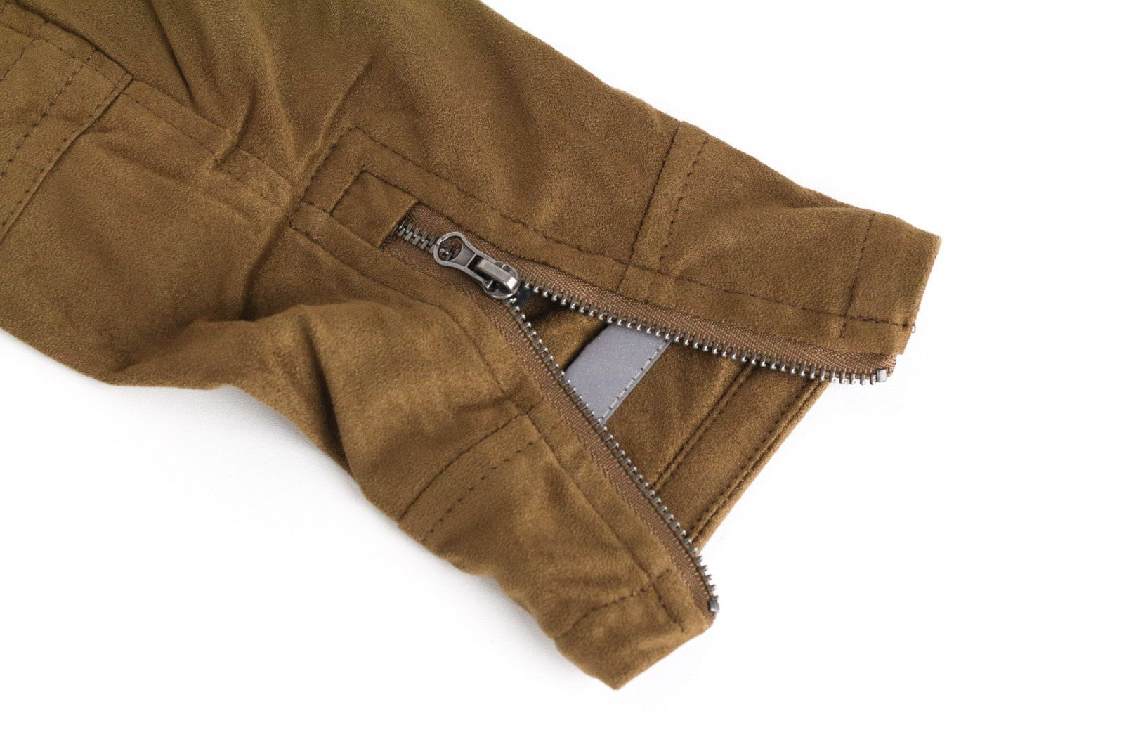 TUCANO URBANO Posiscion Women Jacket M Brown Water-Repellent Faux Suede Moto