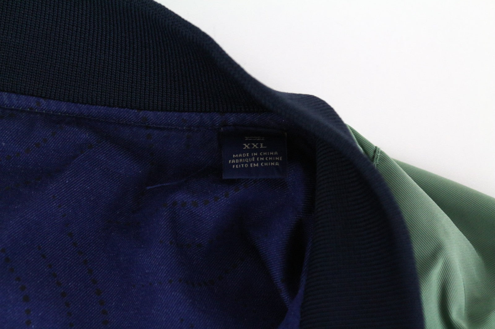 SCOTCH & SODA Ams Couture Men Jacket 2XL Blue Green Cotton Linen Reversible