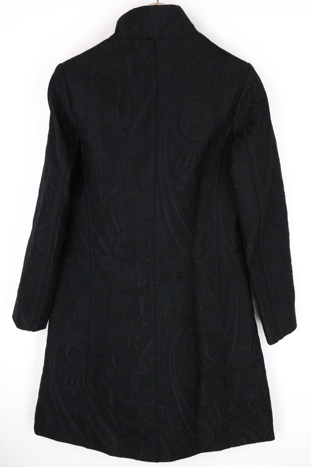 DESIGUAL Innocense Women Coat M Black Wool Cotton Blend Double-Breasted