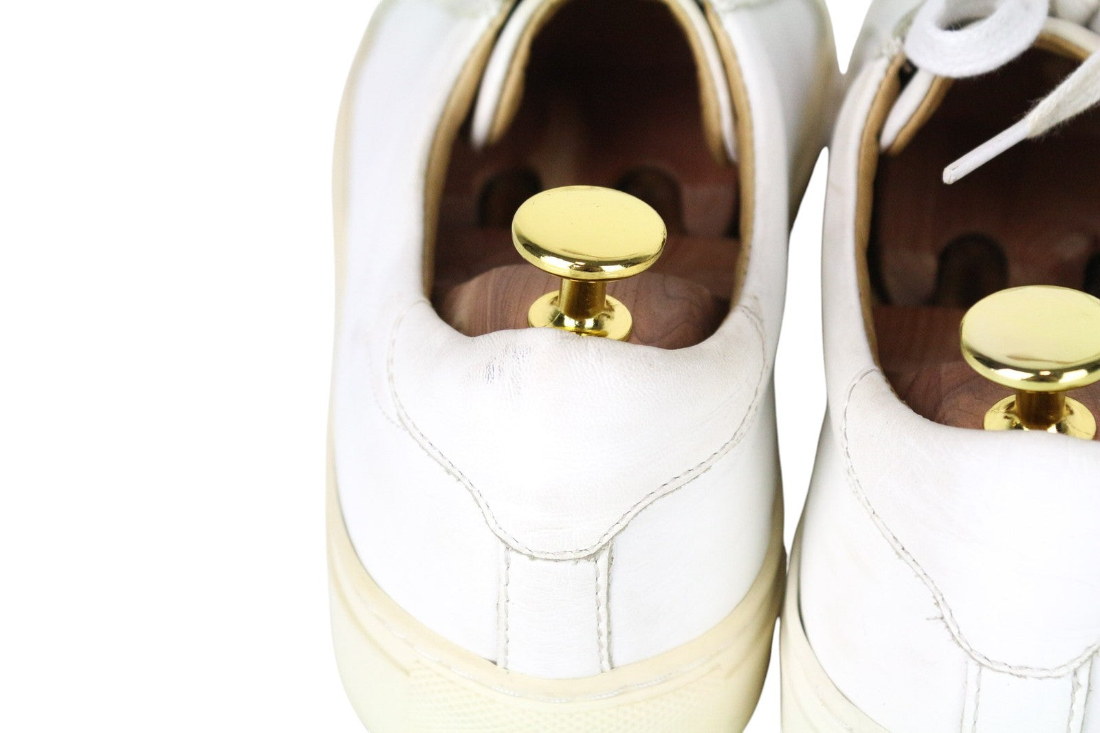 SUITSUPPLY Men Trainers EU39 White Genuine Leather Laced Leisure Casual Sneakers