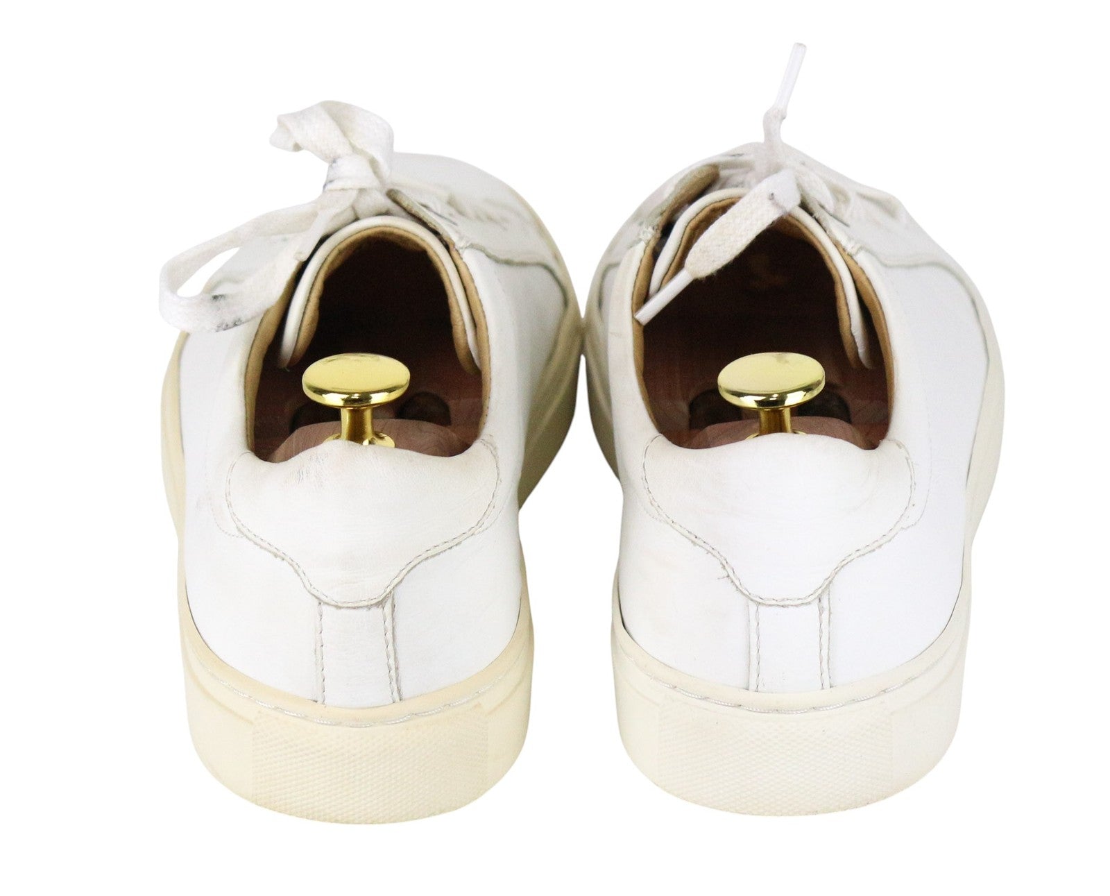 SUITSUPPLY Men Trainers EU39 White Genuine Leather Laced Leisure Casual Sneakers