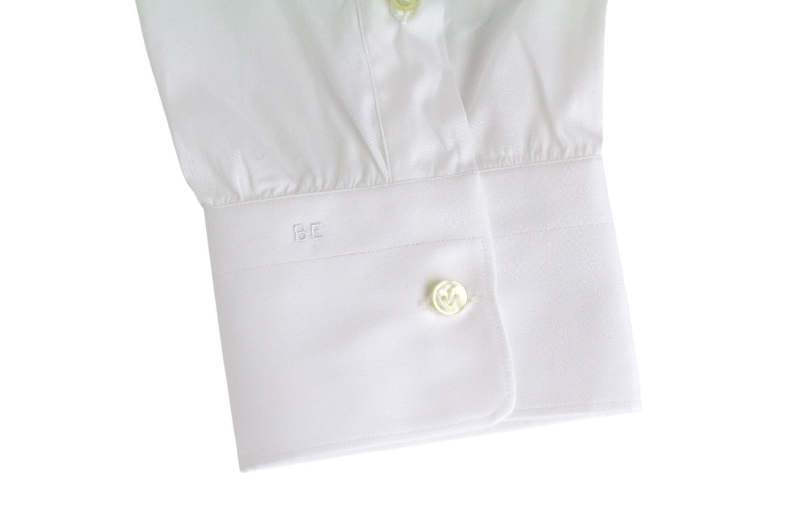 SUITSUPPLY Men Shirt 2XL Slim Cotton Blend Stretch White Long Sleeved