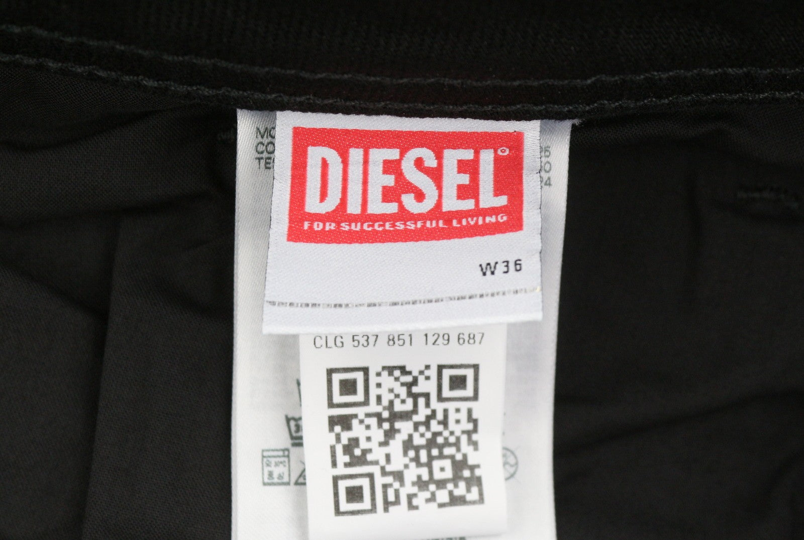 DIESEL 1985 Larkee R07R3 Men Jeans W36/L32 Regular Fit Straight Leg Mid Waist