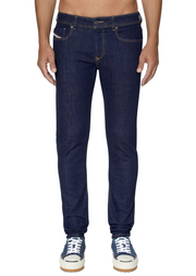 DIESEL 1979 Sleenker Z9C17 Men Jeans W32/L30 Dark Blue Skinny Fit Zip Fly