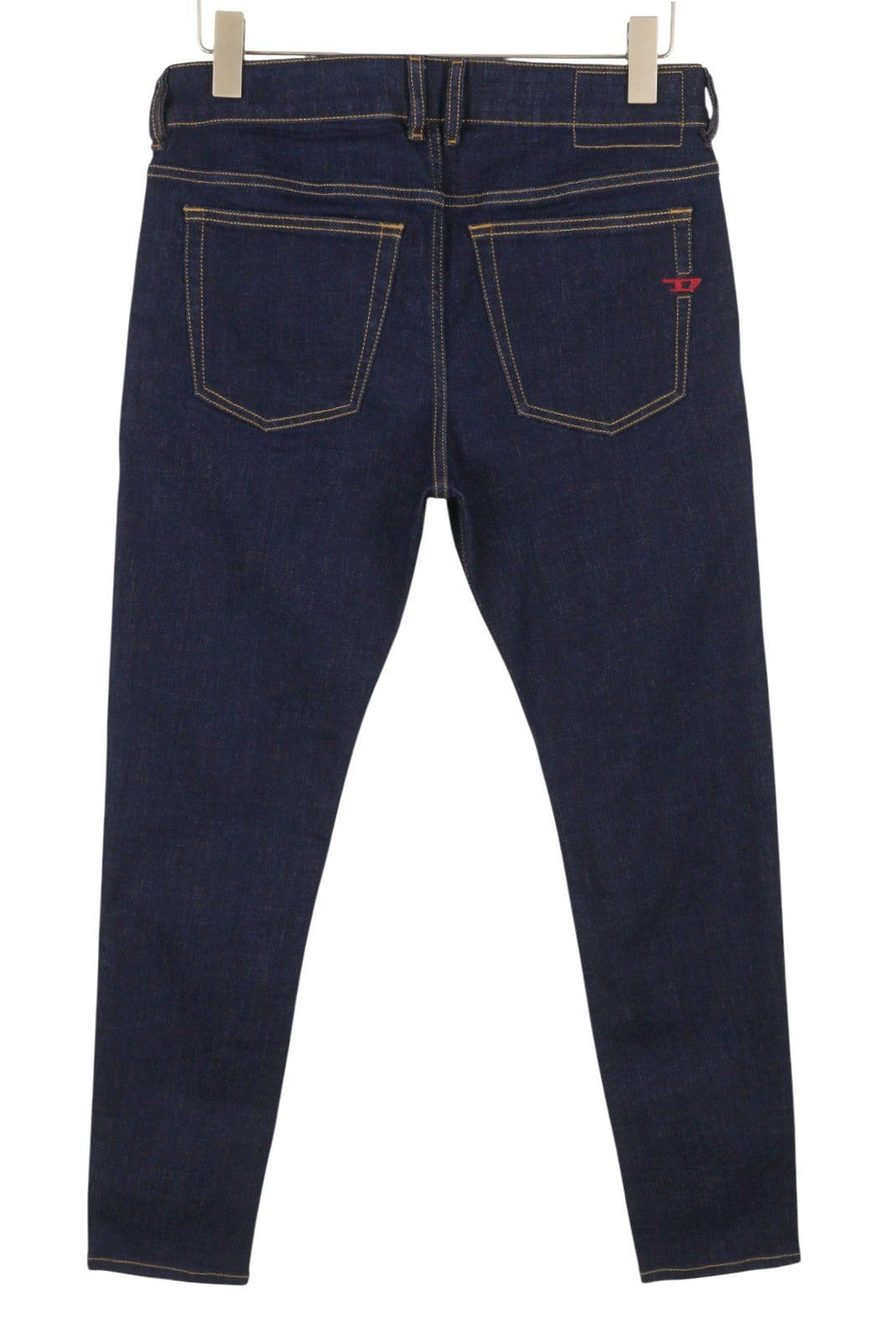 DIESEL 1979 Sleenker Z9C17 Men Jeans W32/L30 Dark Blue Skinny Fit Zip Fly