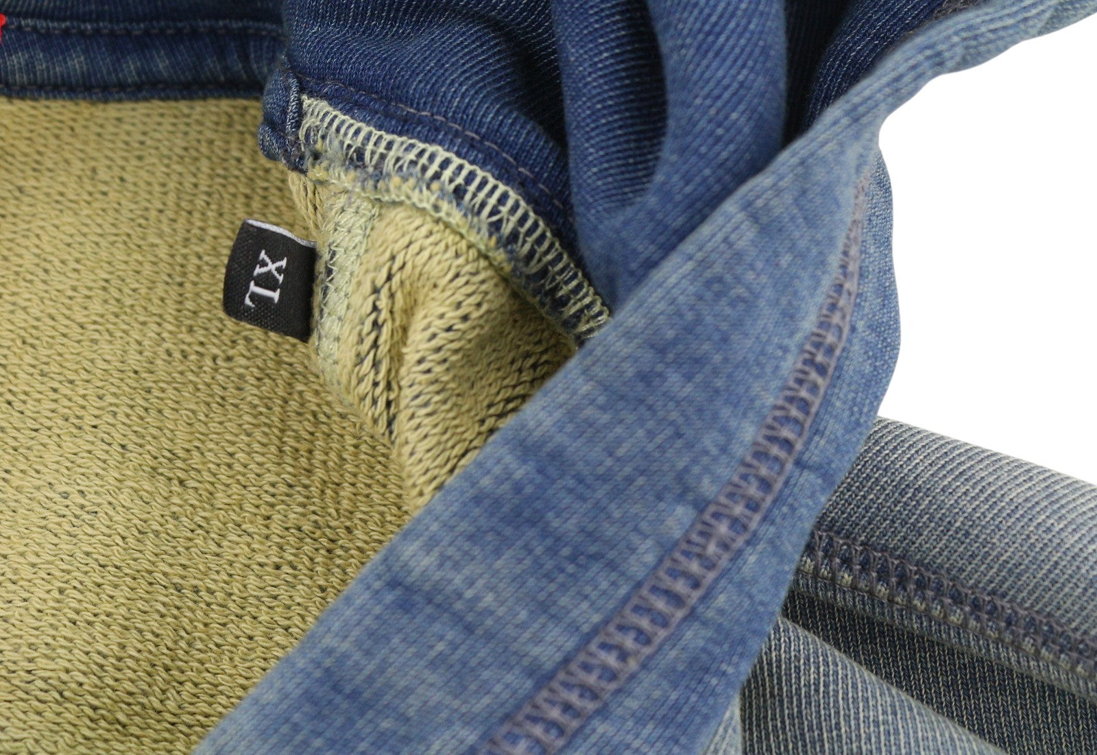 DIESEL S-Boxt-Hood-R6 Men Hoodie XL Blue Faded Kangaroo Pocket Pull On RRP250