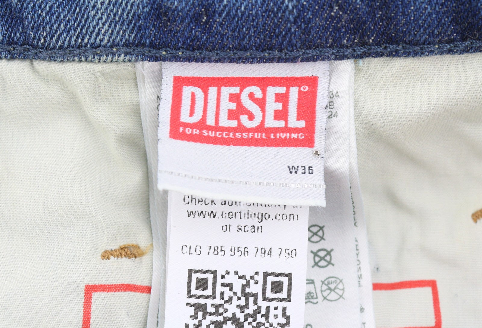 DIESEL 2001 D-Macro 0CLBB Men Jeans W36/L34 Blue Relaxed Fit Wide Leg Low RRP195