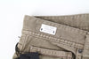 REPLAY Grover Men Jeans W30/L34 Straight Fit Brown Button-Up Cotton Stretch