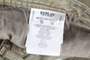 REPLAY Grover Men Jeans W30/L34 Straight Fit Brown Button-Up Cotton Stretch