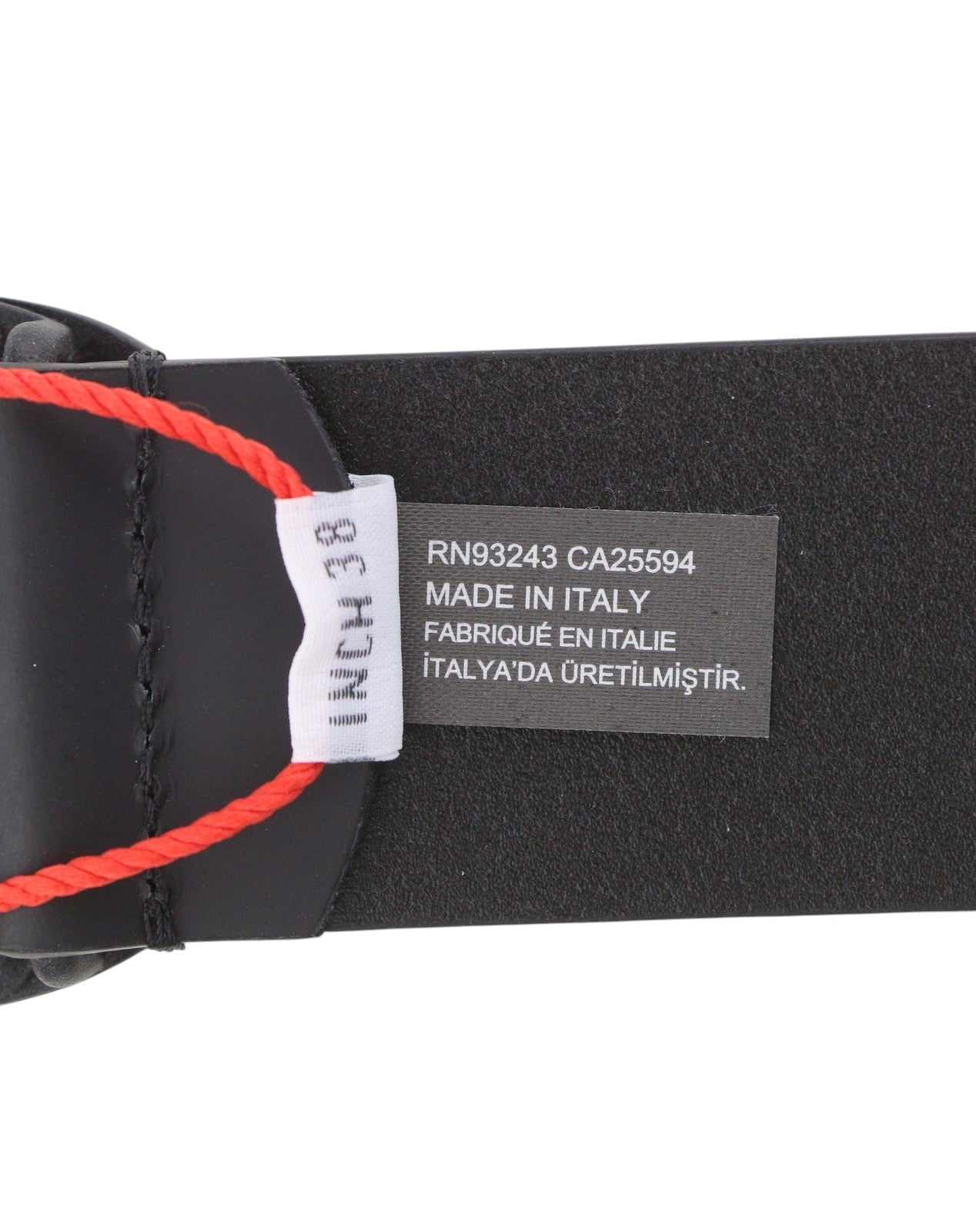 DIESEL 1DR-POD B-1DR POD 40 Men Belt 95 CM Black Leather Press Stud RRP175
