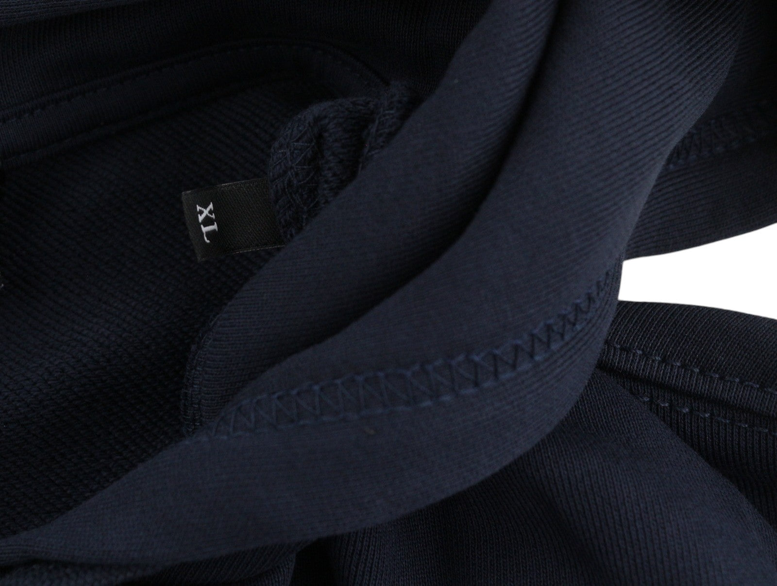 DIESEL S-Ginn-Hood-Zip 250209 Off Men Hoodie XL Dark Blue Cotton Full Zip RRP175