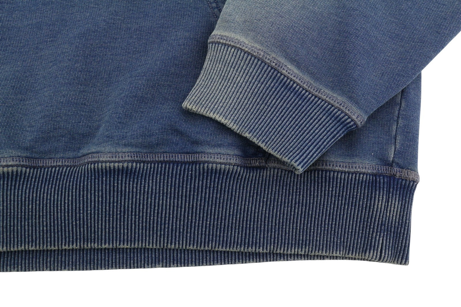 DIESEL S-Boxt-Hood-R6 Men Hoodie M Blue Faded Kangaroo Pocket Pull On RRP250