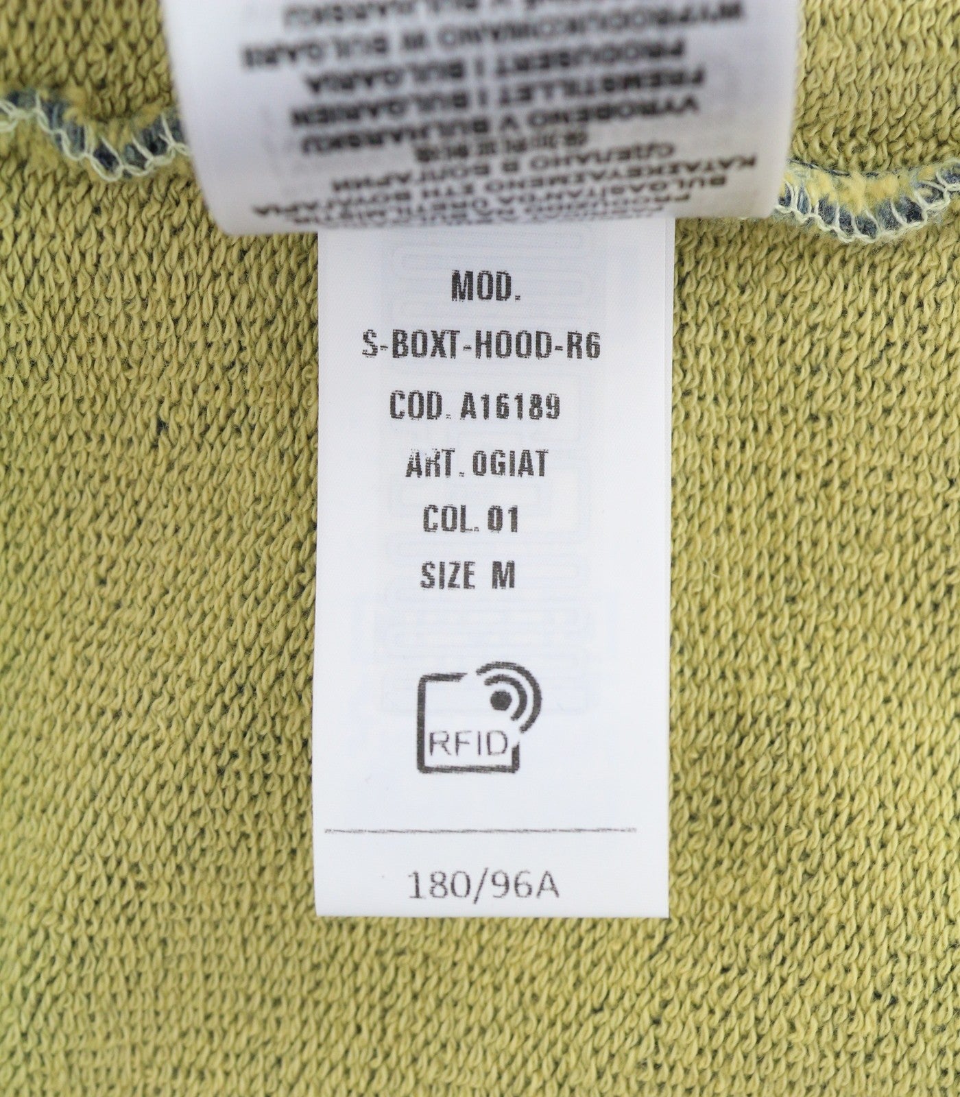 DIESEL S-Boxt-Hood-R6 Men Hoodie M Blue Faded Kangaroo Pocket Pull On RRP250