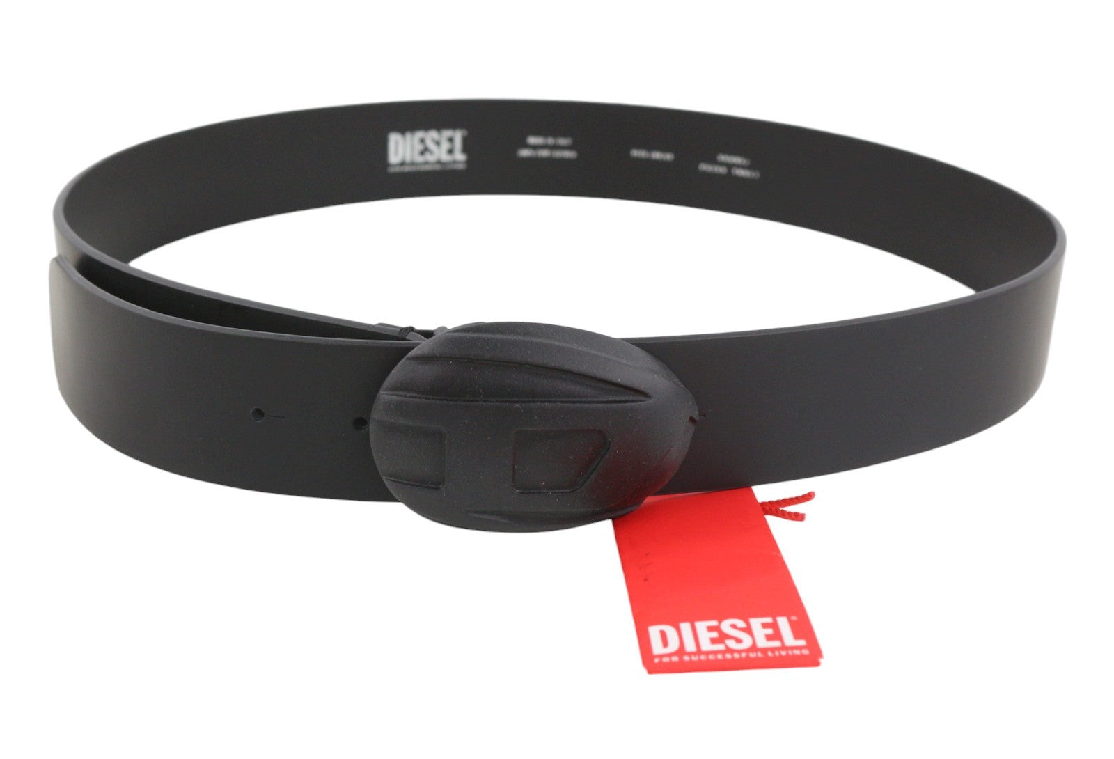 DIESEL 1DR-POD B-1DR POD 40 Men Belt 100 CM Leather Press Stud Buckle RRP175