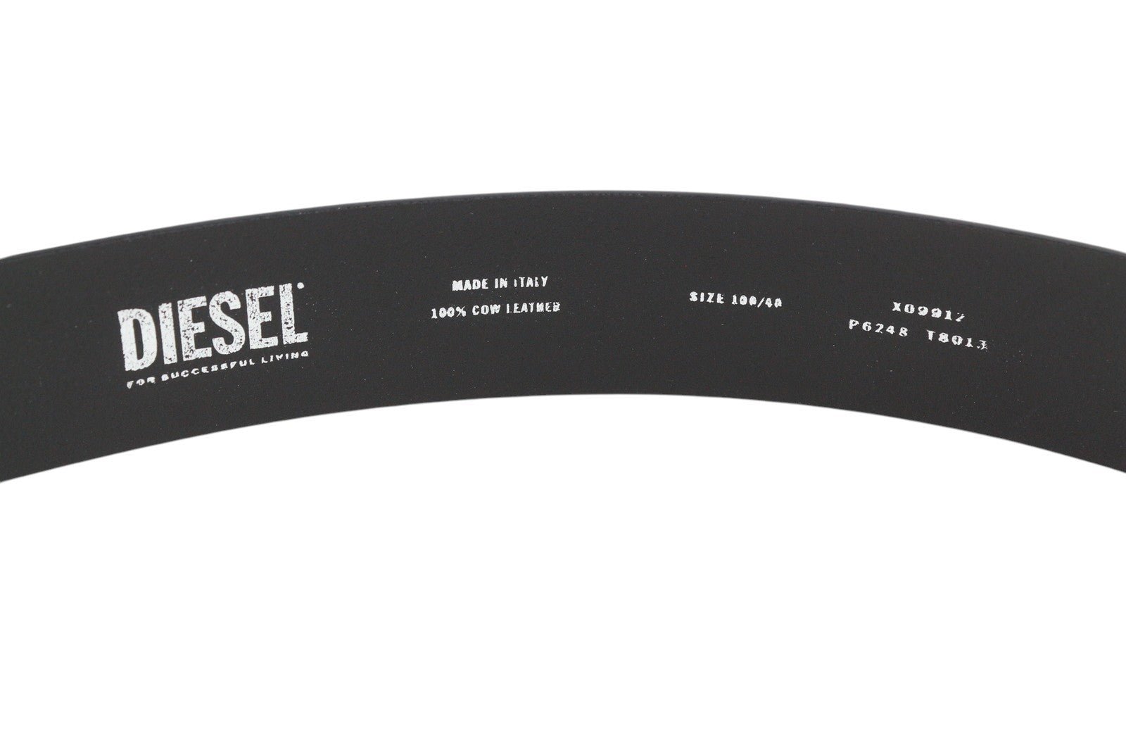 DIESEL 1DR-POD B-1DR POD 40 Men Belt 100 CM Leather Press Stud Buckle RRP175