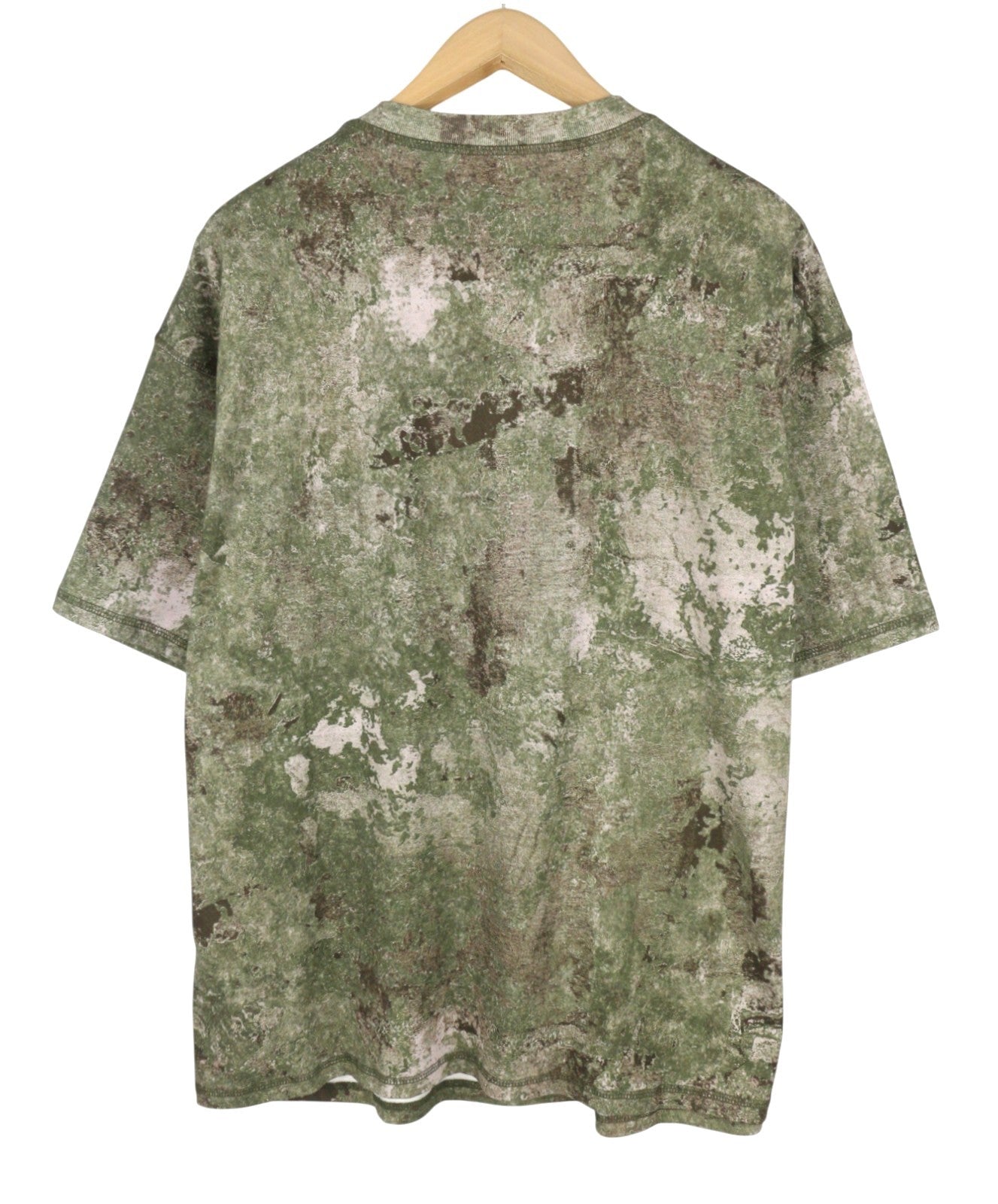 DIESEL T-Boxt-R12 Men T-Shirt XL Green Camouflage Crew Neck Short Sleeve