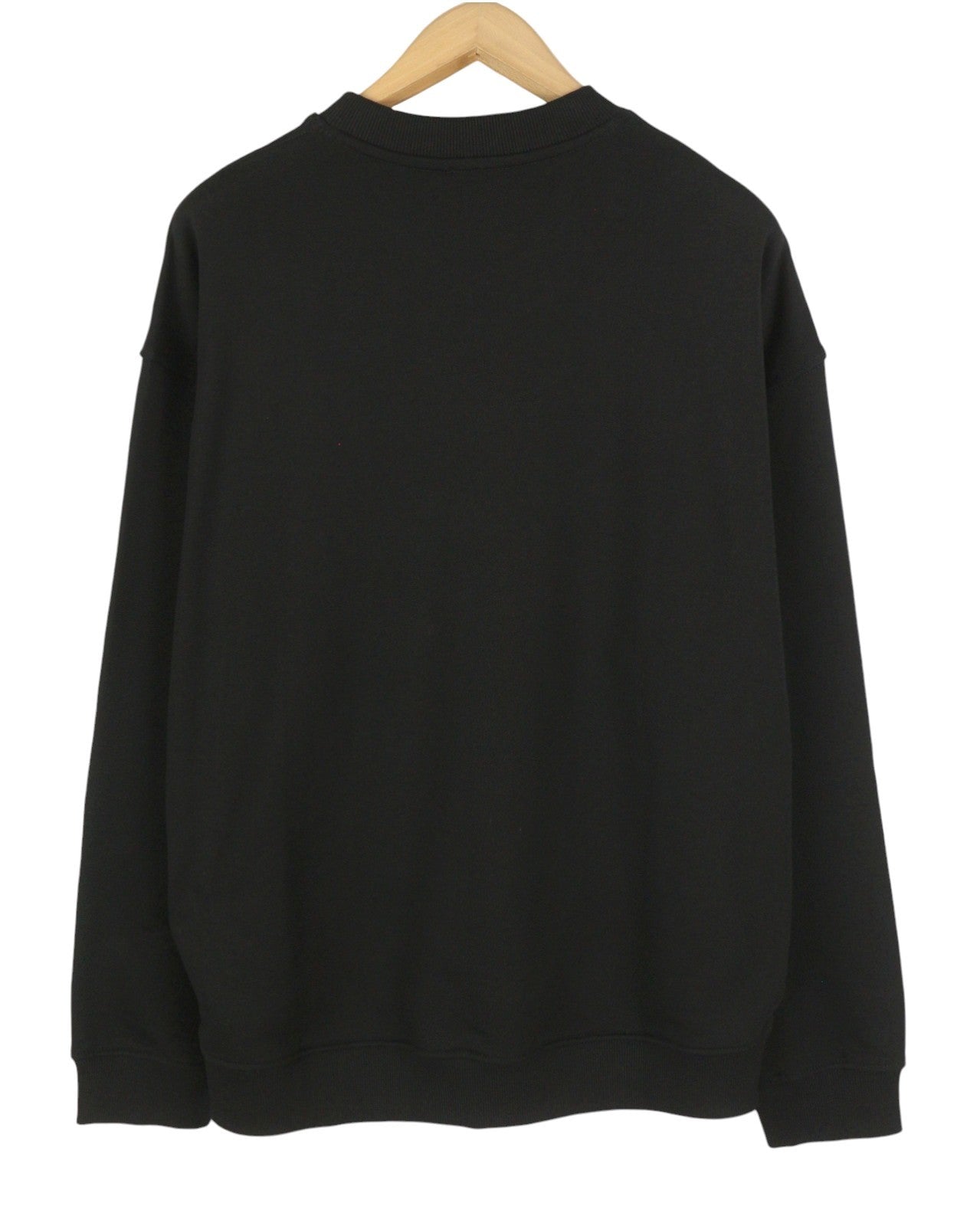 DIESEL S-Boxt-Div Men Sweatshirt XL Black Crew Neck Long Sleeve Pull On RRP150