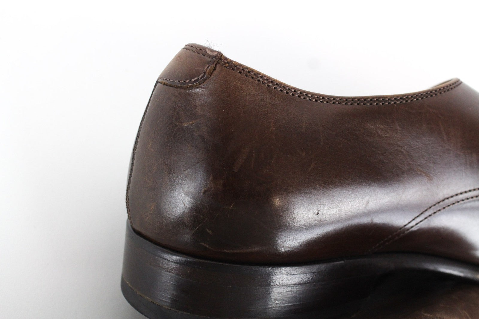 SUITSUPPLY Men Formal Shoes EU42.5 Mid Brown Leather Double Monk Strap Classic