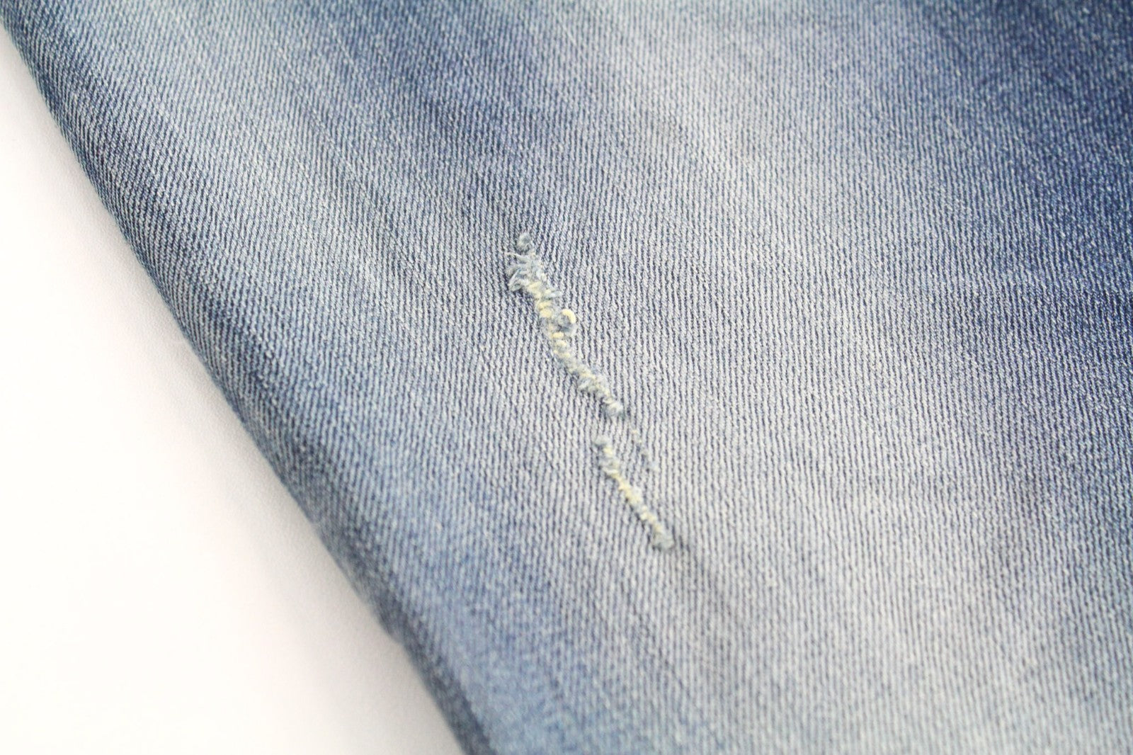 TAKESHY KUROSAWA TK 75 Men Jeans W34 Blue Stretch Buttoned Distressed Slim