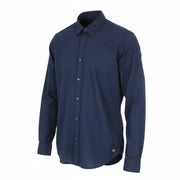 SCOTCH & SODA Men Shirt M Navy Blue Classic Patterned Button Up Spread Collar