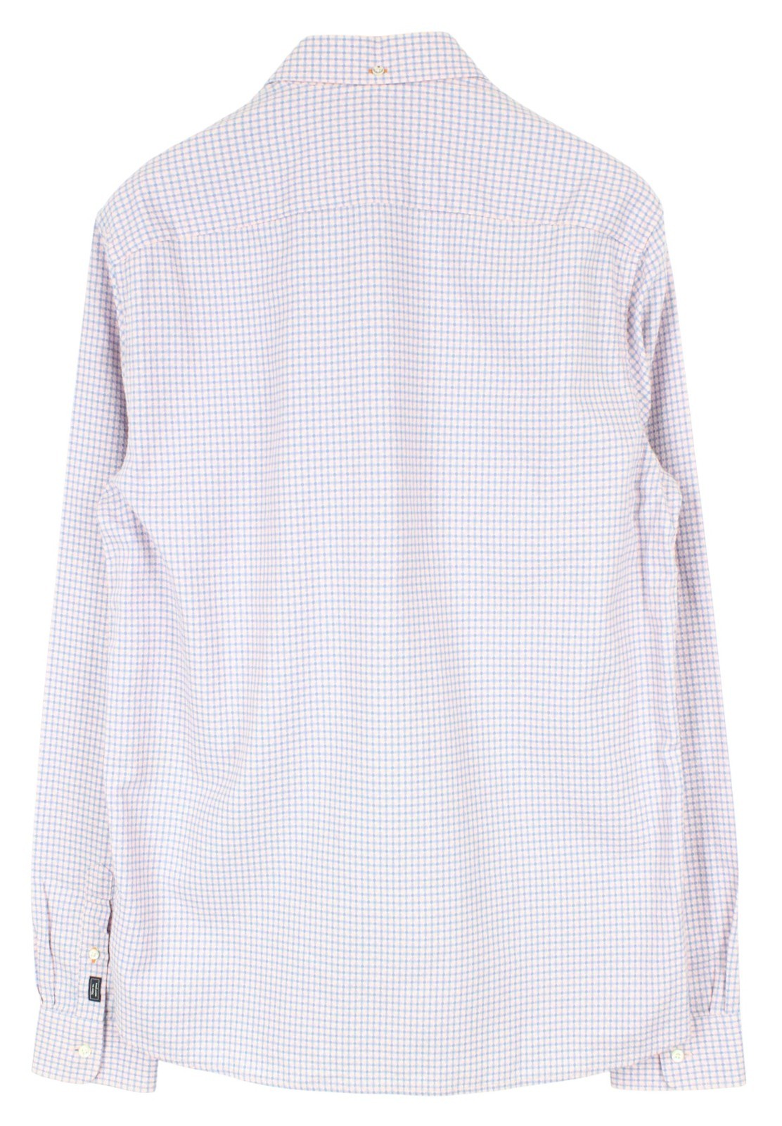 SCOTCH & SODA Men Shirt M Light Pink Patterned Button Up Pure Cotton Classic
