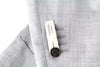 SUITSUPPLY Havana Patch vyriškas kostiumas UK40L vilna S120s pilkas dvispalvis (melanžas) aptemptas