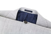 SUITSUPPLY Havana Patch vyriškas kostiumas UK40L vilna S120s pilkas dvispalvis (melanžas) aptemptas