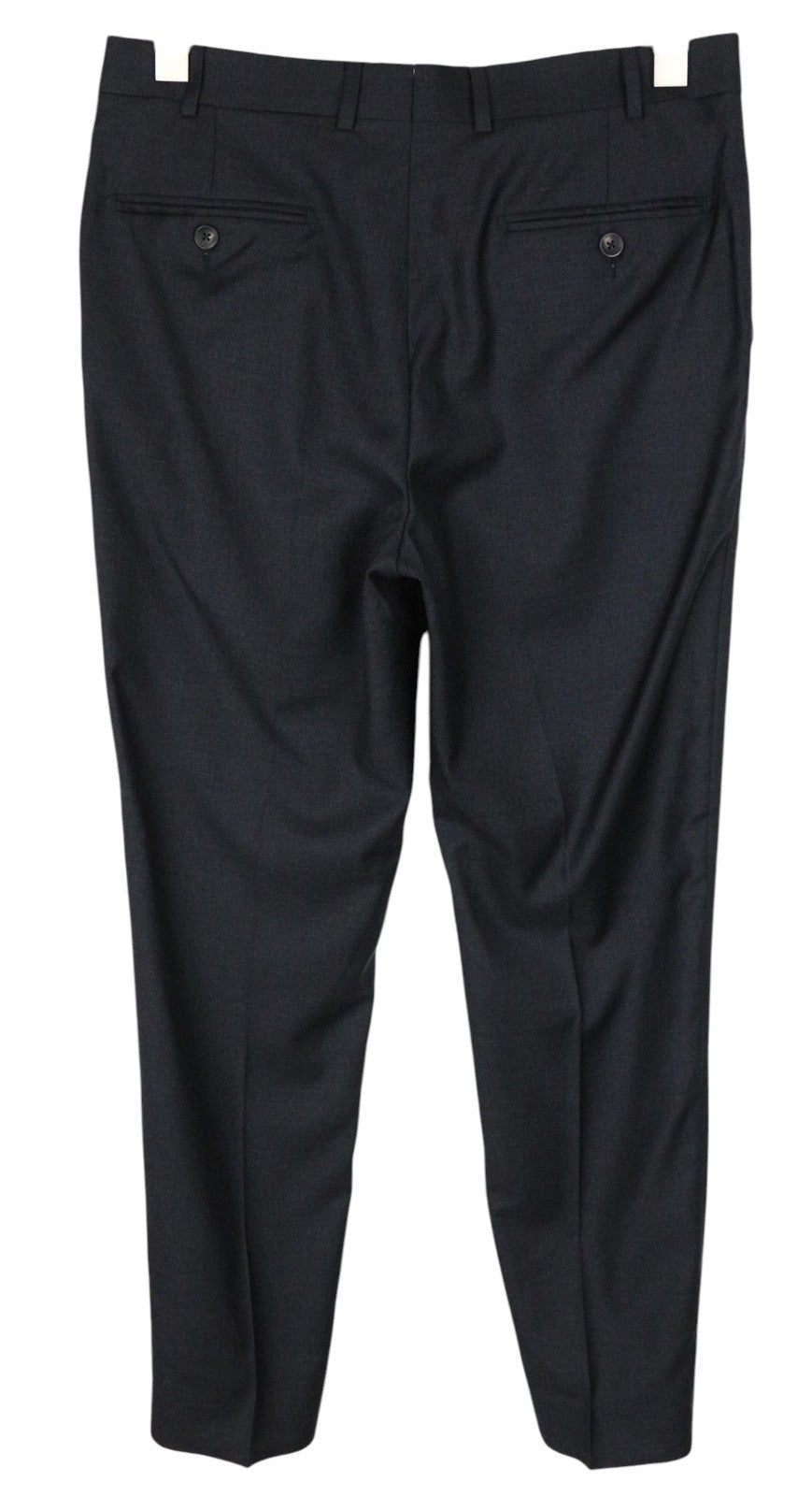 SUITSUPPLY Napoli Men Suit UK38L Dark Grey 2-Piece Melange Pure Wool Lined