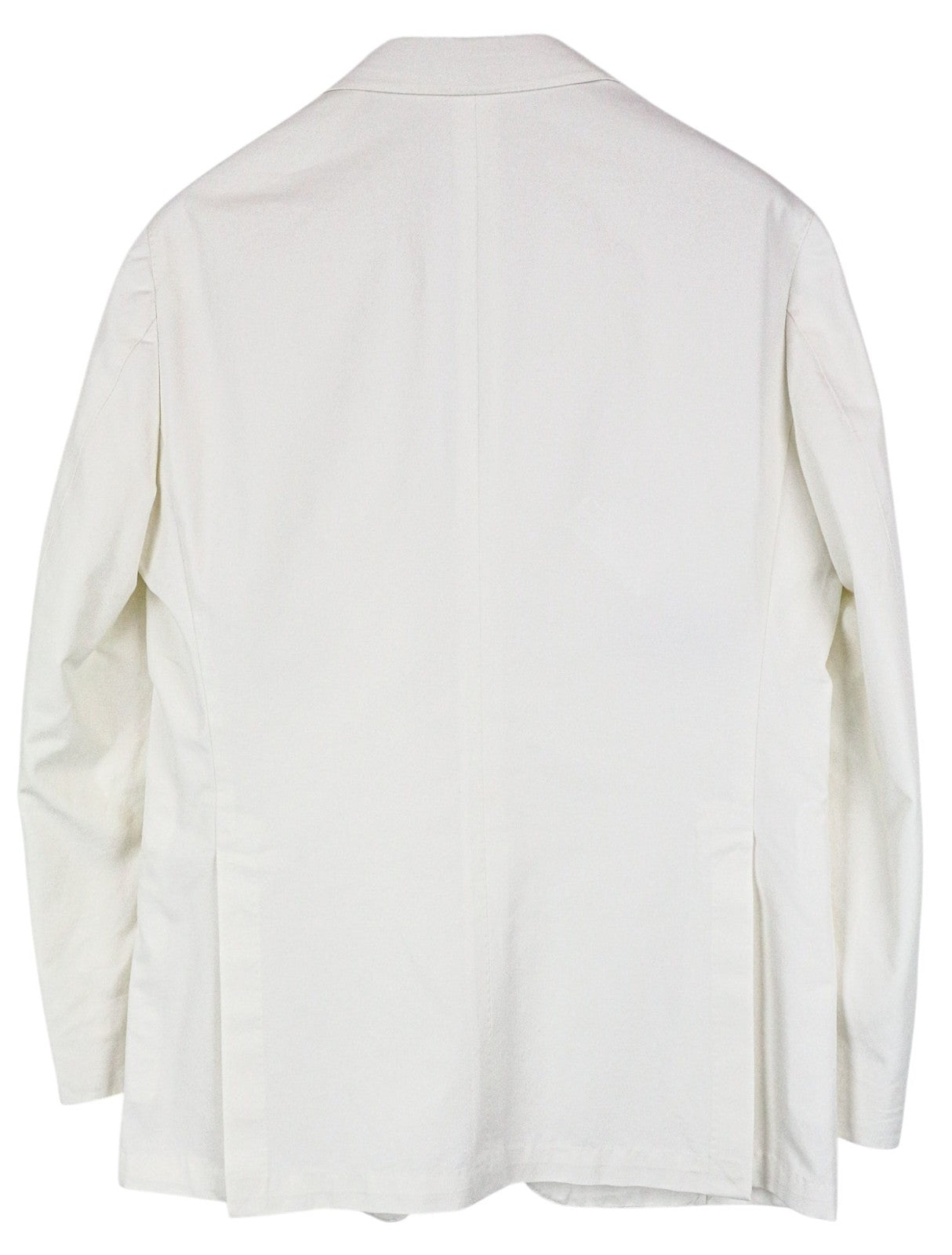 SUITSUPPLY Havana Men Suit UK40R Formal Off-White Slim Pure Cotton 2 Piece