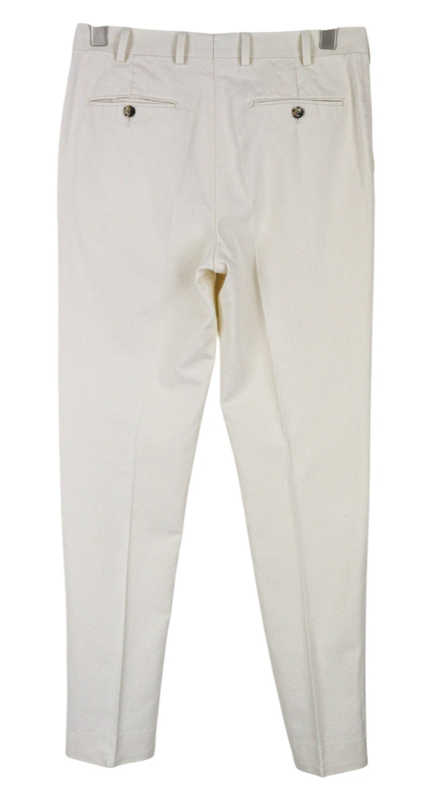 SUITSUPPLY Havana Men Suit UK38R Formal Off-White Slim Pure Cotton 2 Piece