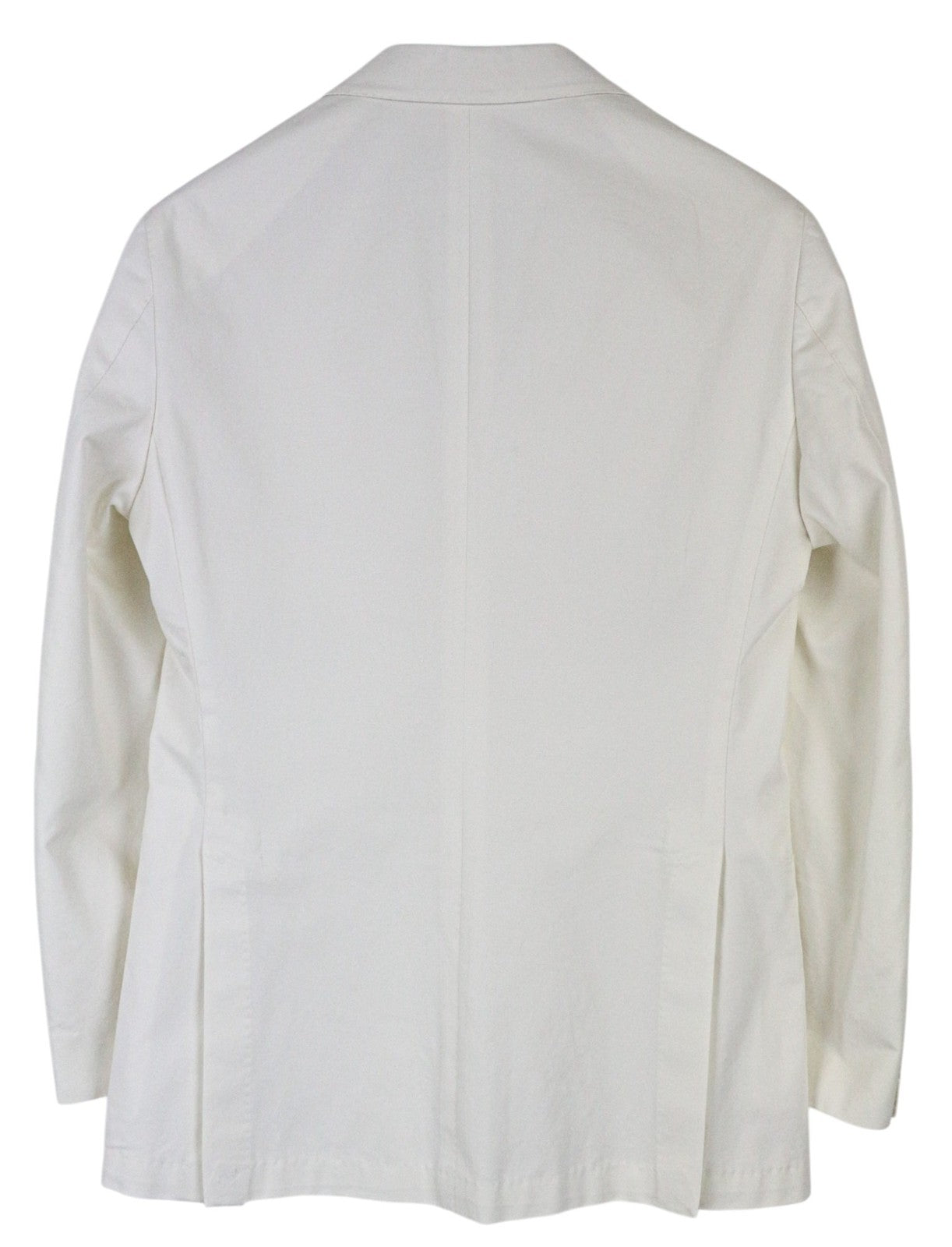 SUITSUPPLY Havana Men Suit UK34R Single-Breasted Off-White Slim Cotton 2 Piece